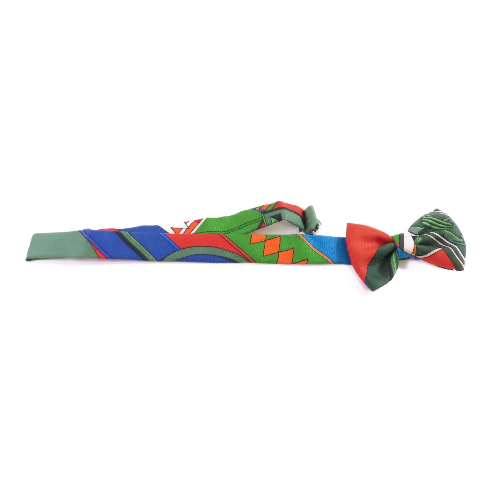 HERMES 【激減優惠】絲質Bow Tie銀扣蝴蝶領結