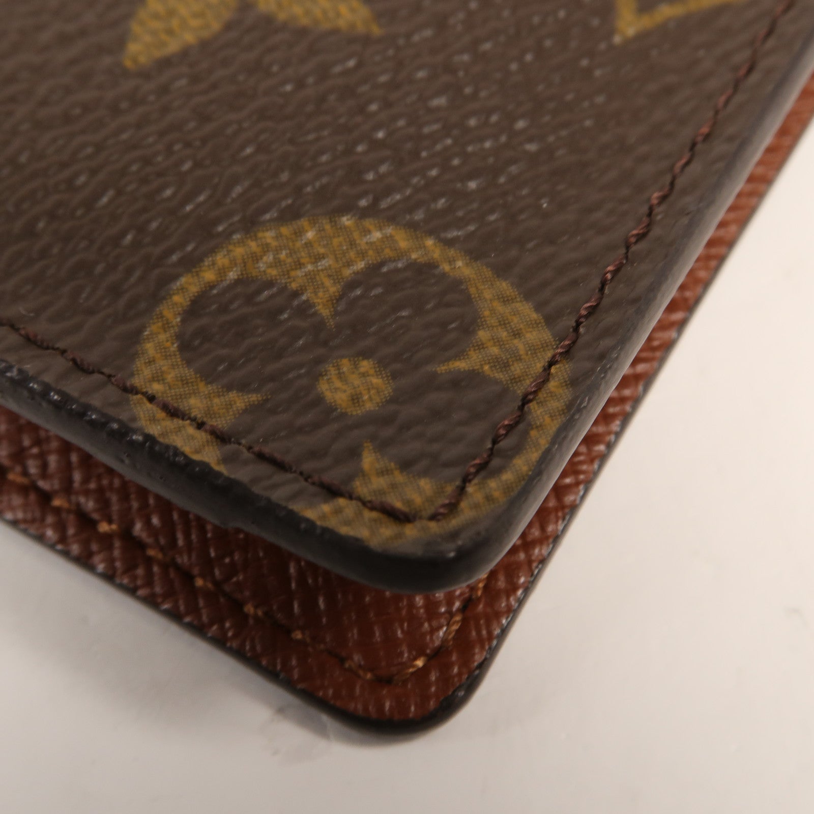 LOUIS VUITTON Monogram Porto Valeurs Cartes長錢包