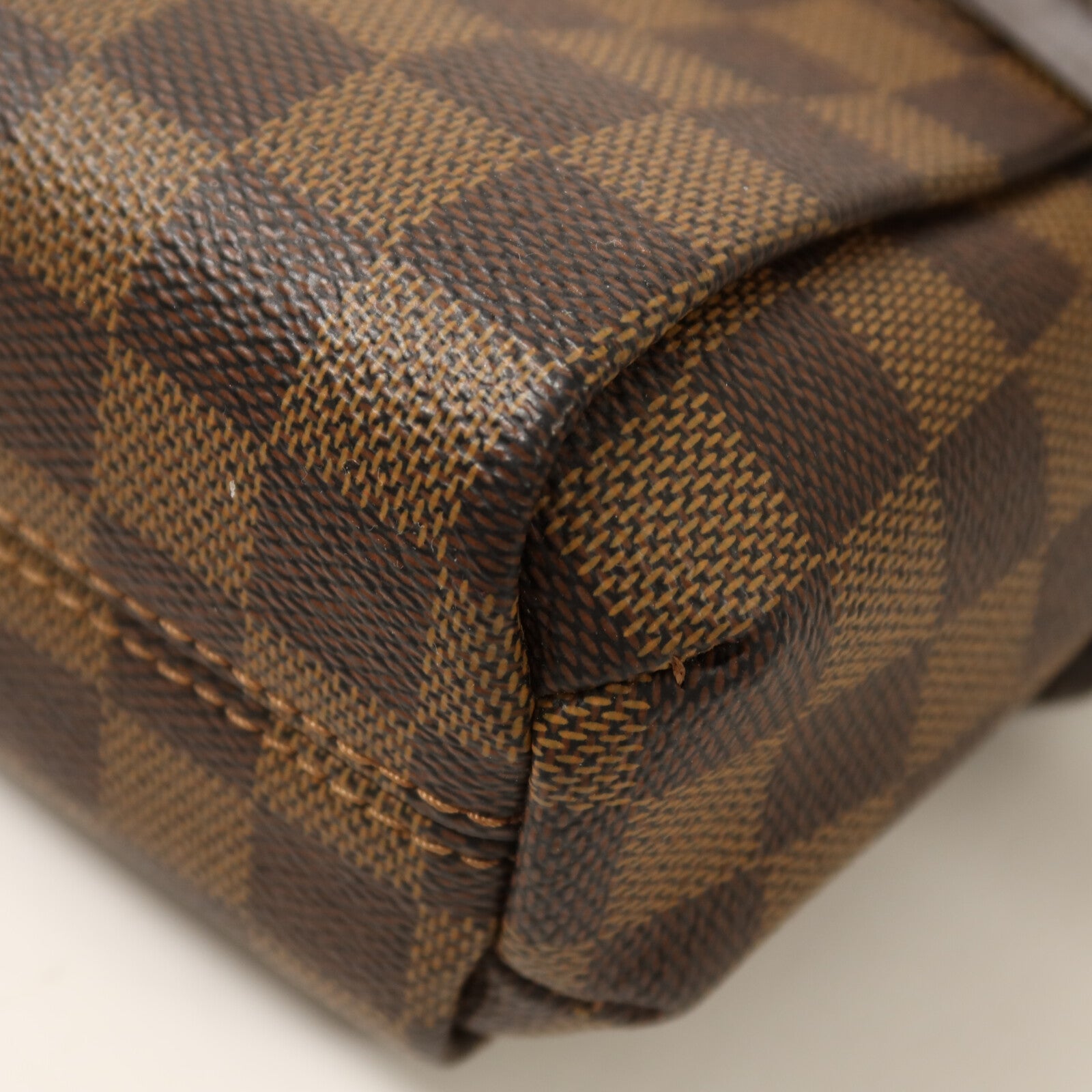 LOUIS VUITTON Damier Croisette金扣手挽肩背兩用袋