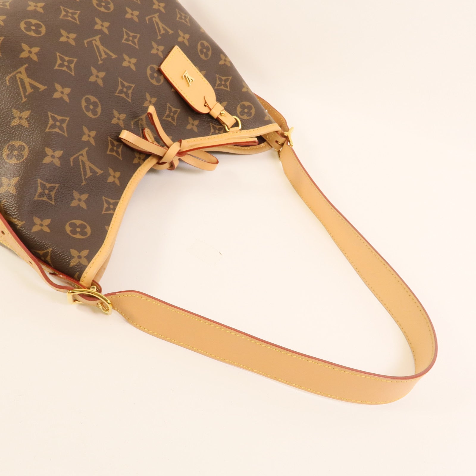 LOUIS VUITTON Monogram CarryAll PM金扣肩背袋