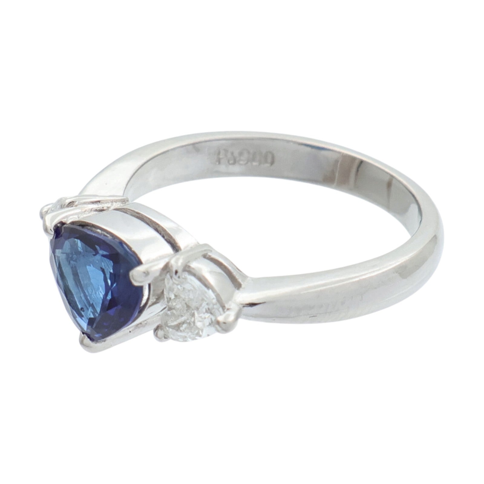 JEWELRY PT900鉑金/藍寶石Sapphire鑽石戒指