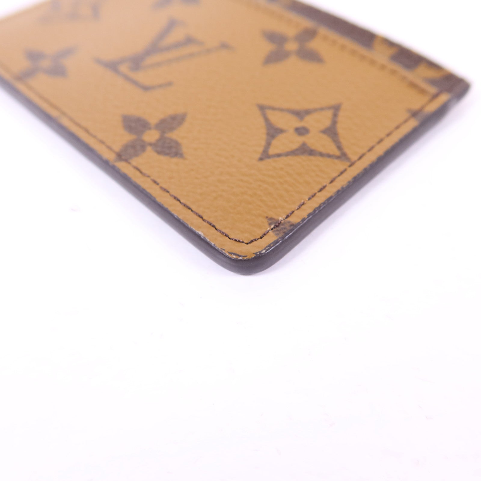 LOUIS VUITTON Monogram Reverse/Monogram Card Case卡片套