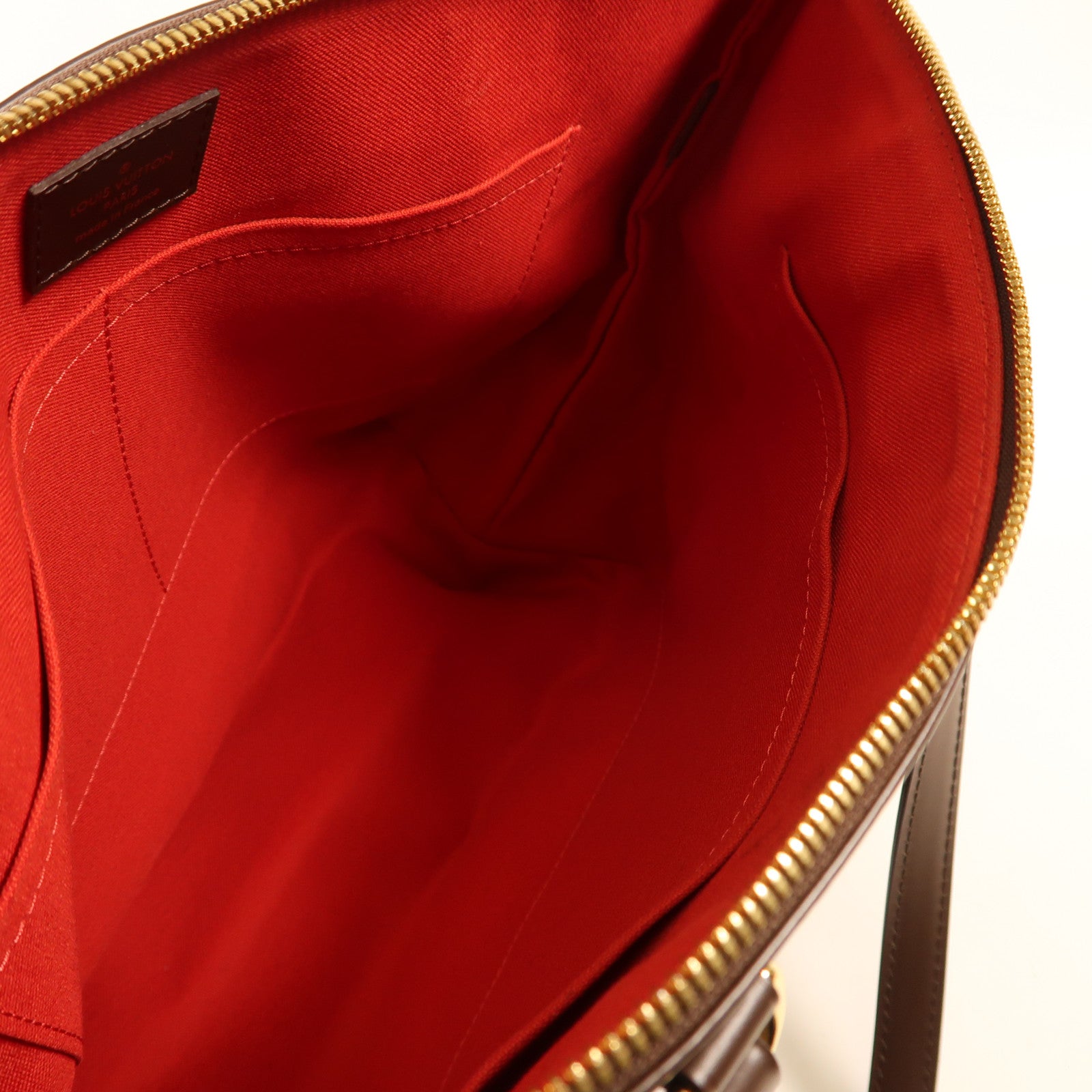 LOUIS VUITTON Damier Westminster GM金扣肩背袋棕色