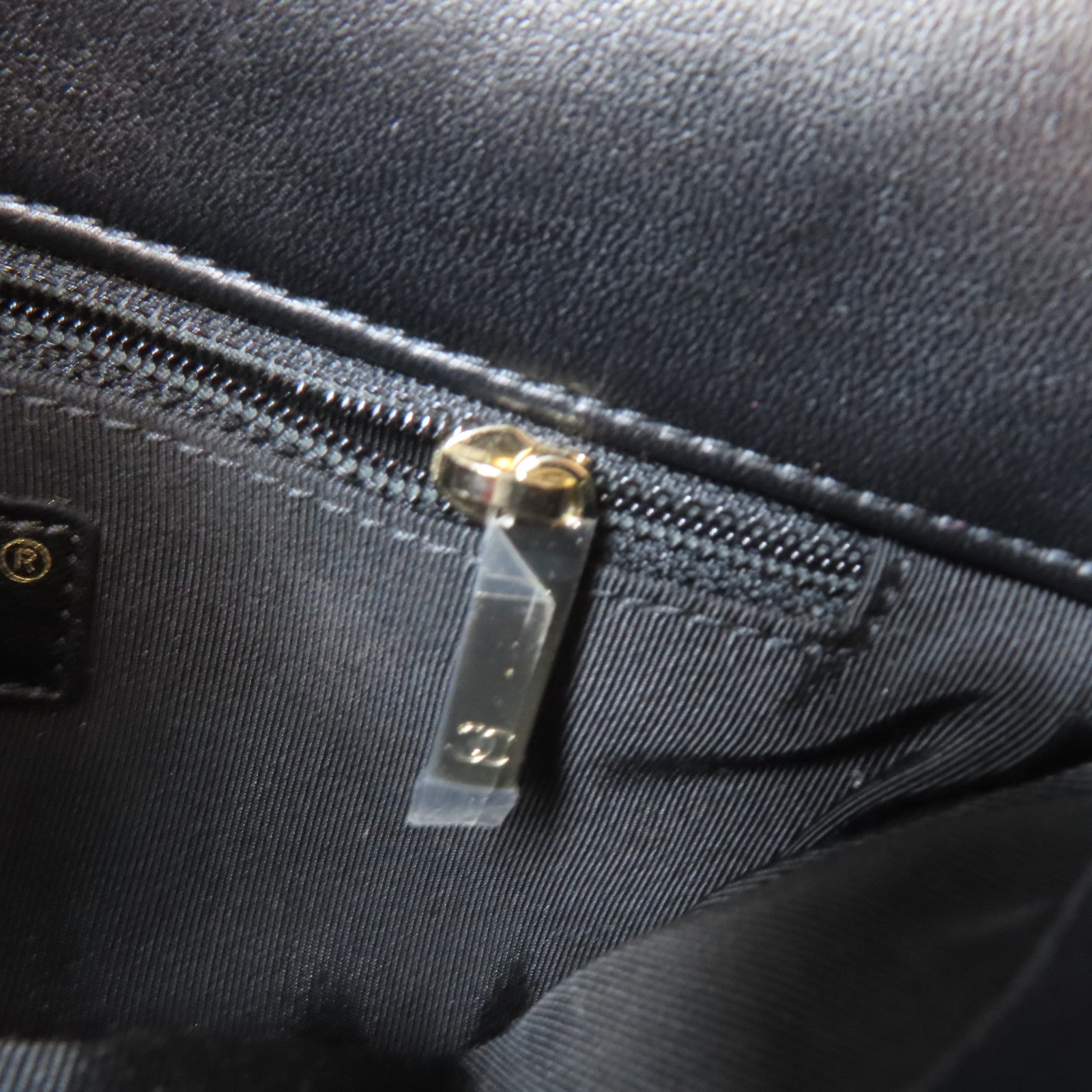 CHANEL 菱格牛皮皮革2 Way Shoulder Bag金扣手挽肩背兩用袋黑色