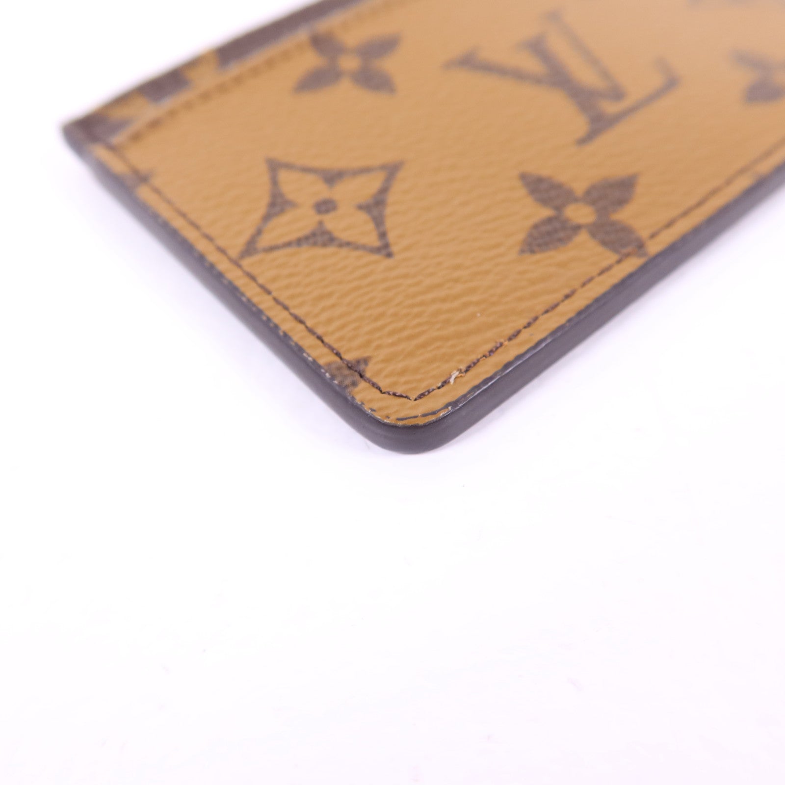 LOUIS VUITTON Monogram Reverse/Monogram Card Case卡片套