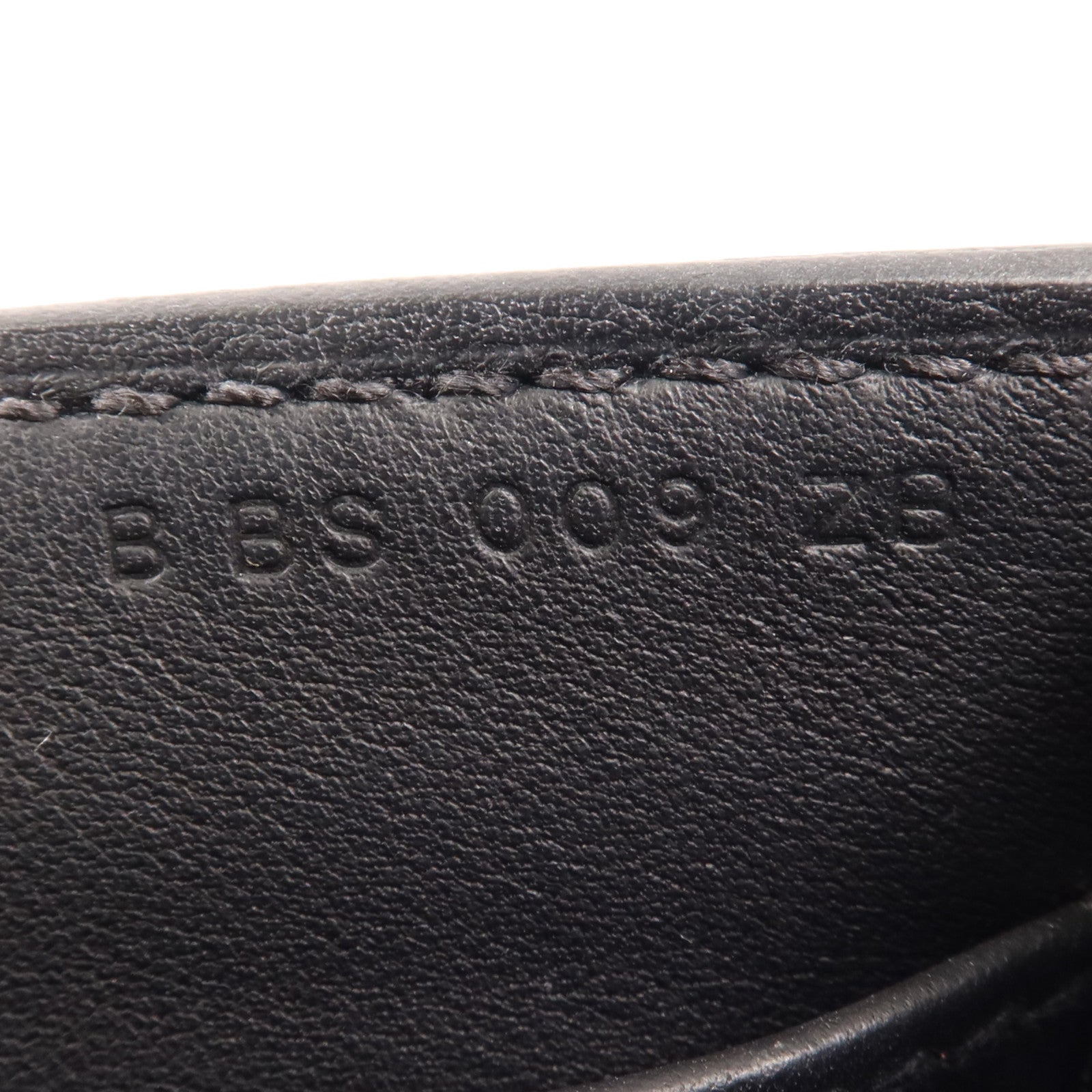 HERMES Chevre皮革Geta金扣肩背袋Noir