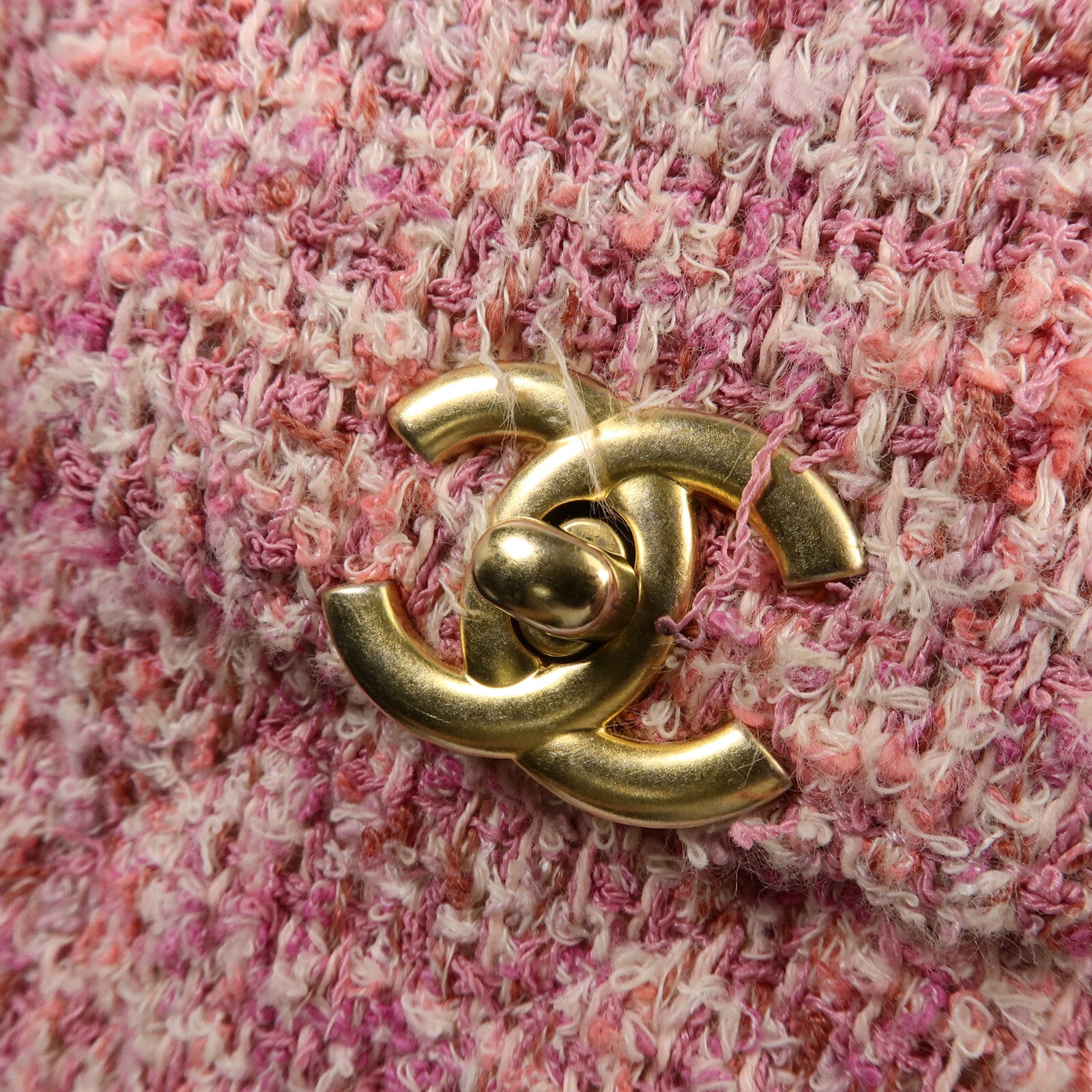 CHANEL 斜紋軟呢Kelly Bag手挽肩背兩用袋