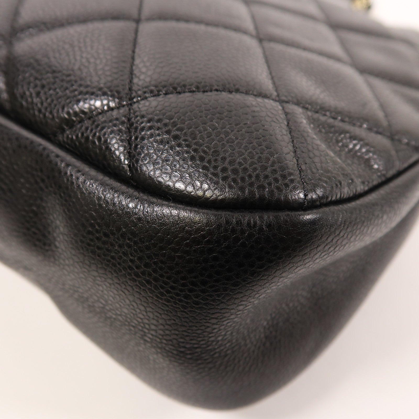 CHANEL 牛皮皮革Shoulder Tote金扣肩背袋/手挽袋