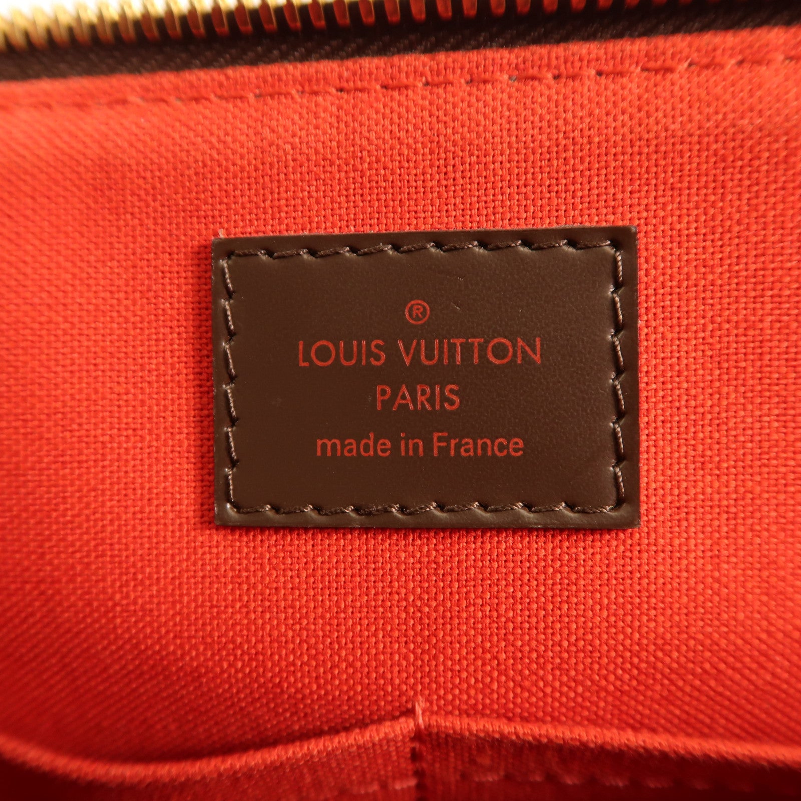 LOUIS VUITTON Damier Westminster GM金扣肩背袋棕色
