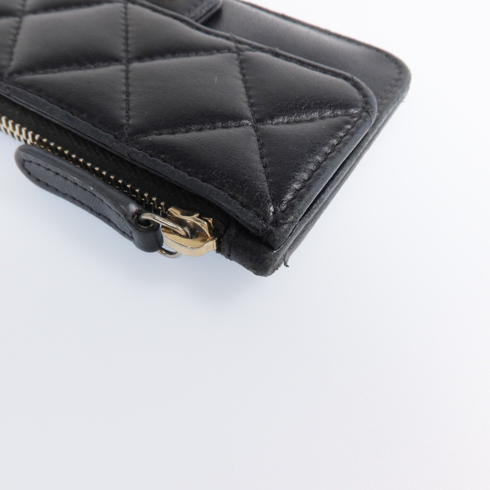 CHANEL 羊皮皮革Card Case金扣卡片套