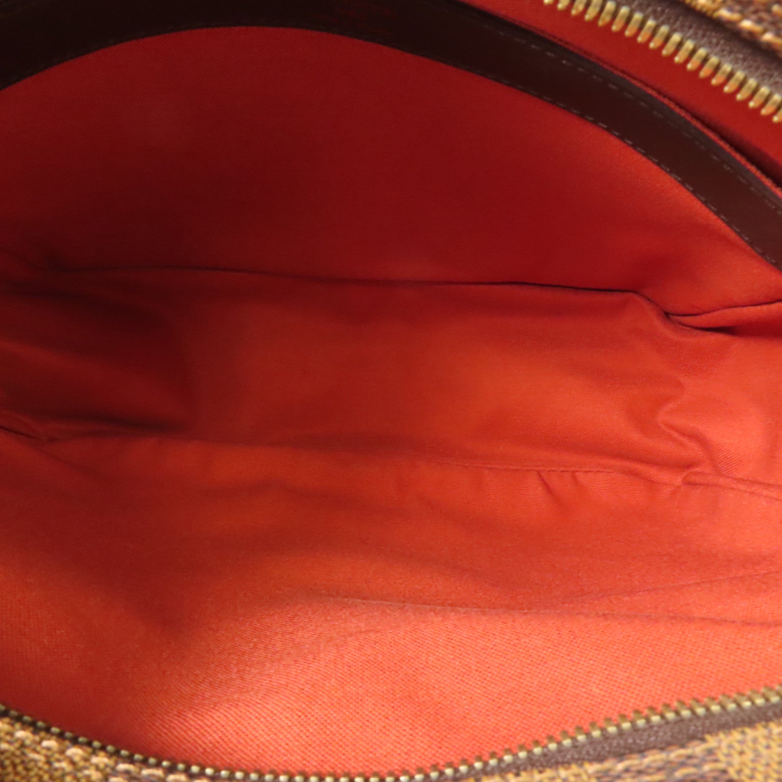 LOUIS VUITTON Damier Naviglio金扣肩背袋棕色