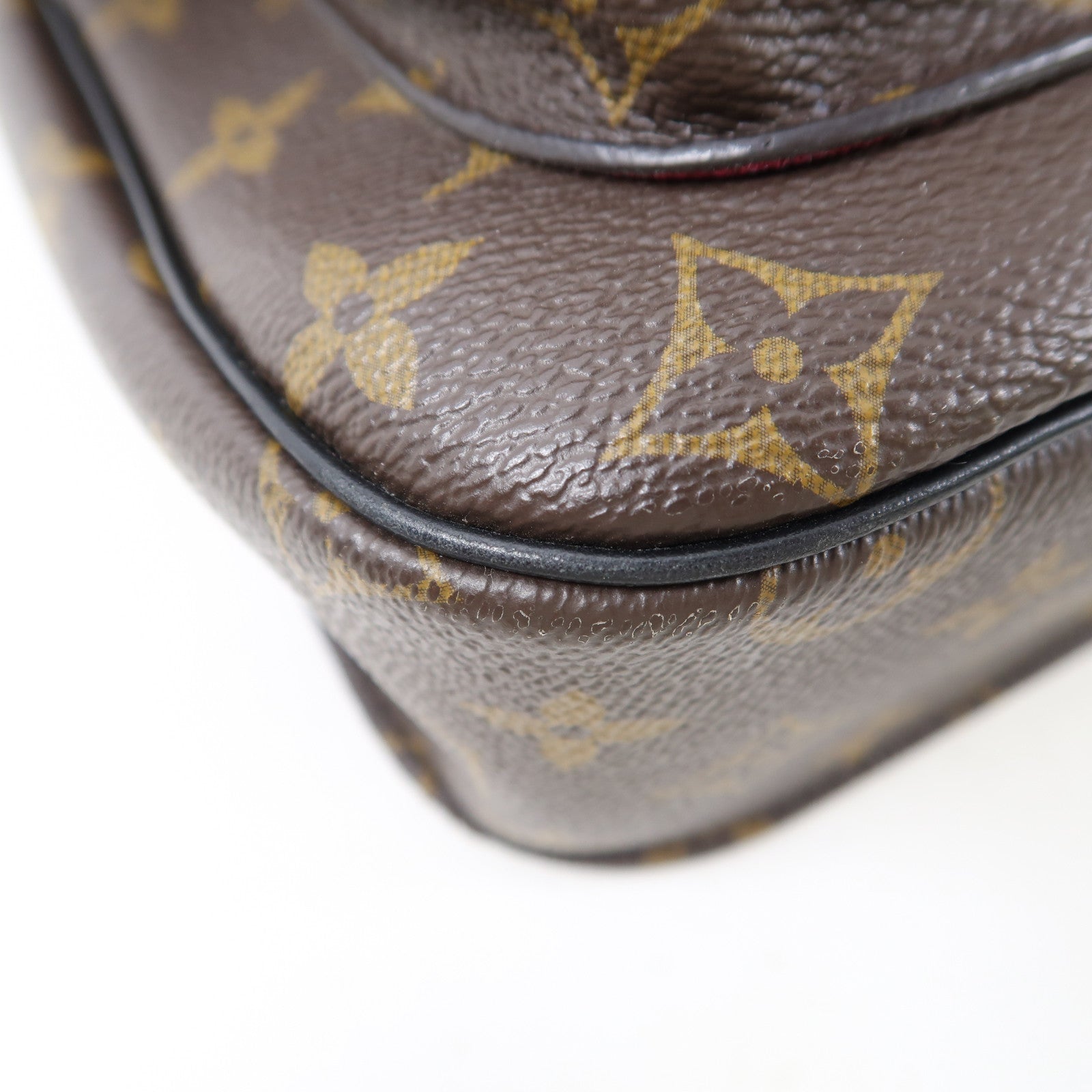 LOUIS VUITTON Monogram Passy金扣肩背袋棕色