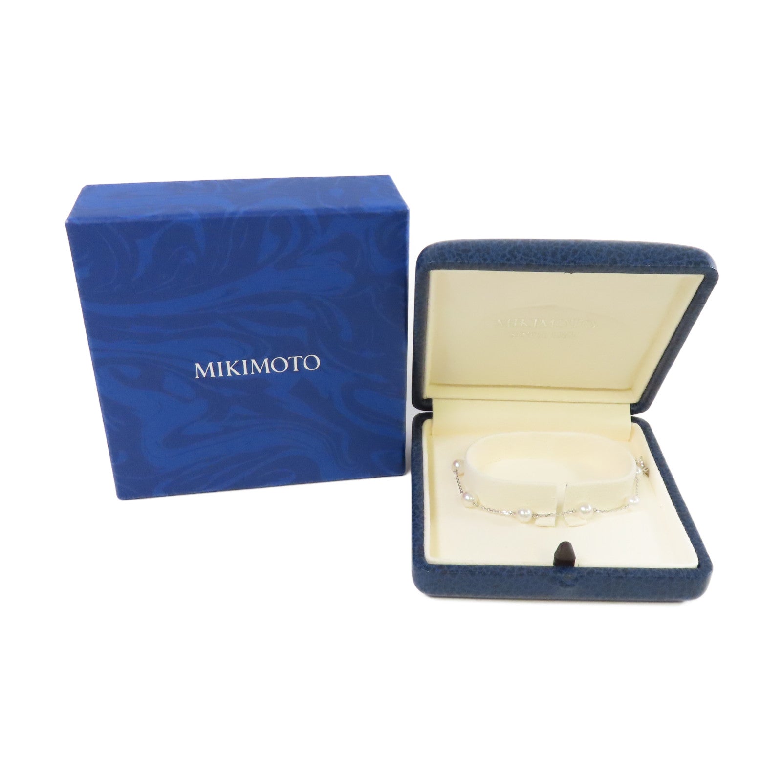 MIKIMOTO 18K白金/珍珠Pearl Bracelet手鏈