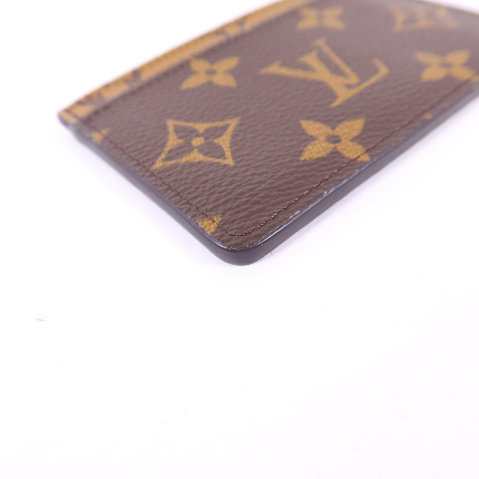 LOUIS VUITTON Monogram Reverse/Monogram Card Case卡片套