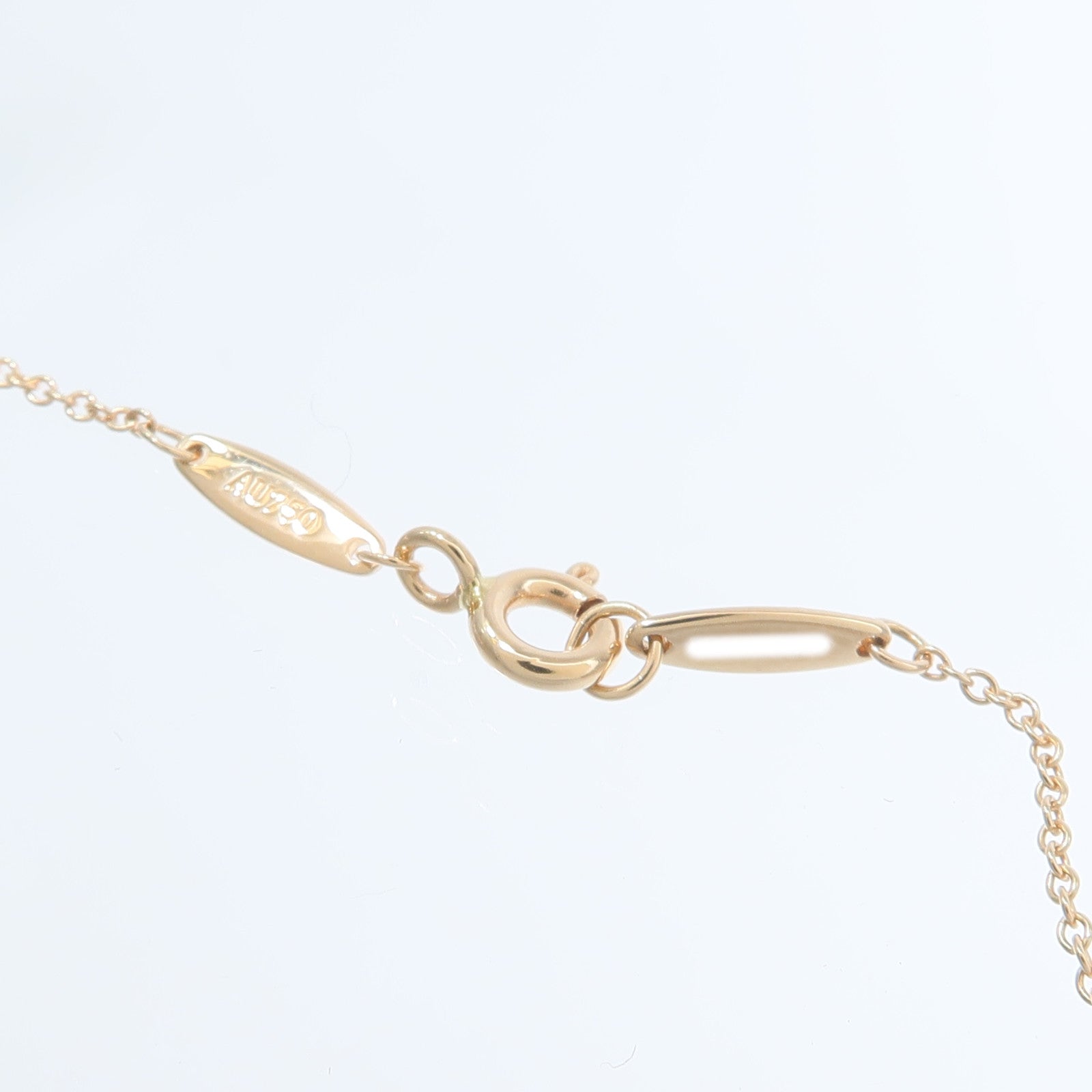 TIFFANY＆CO 18K玫瑰金Diamonds by the Yard鑽石項鍊