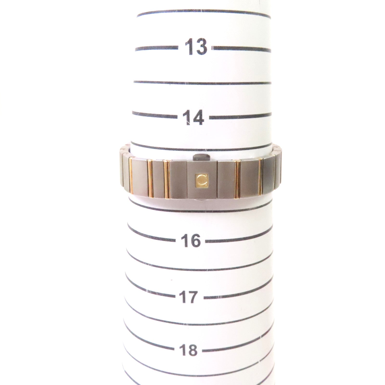 OMEGA Constellation 24mm Watch/18K黃金/不鏽鋼/鑽石自動機芯手錶白色/金色