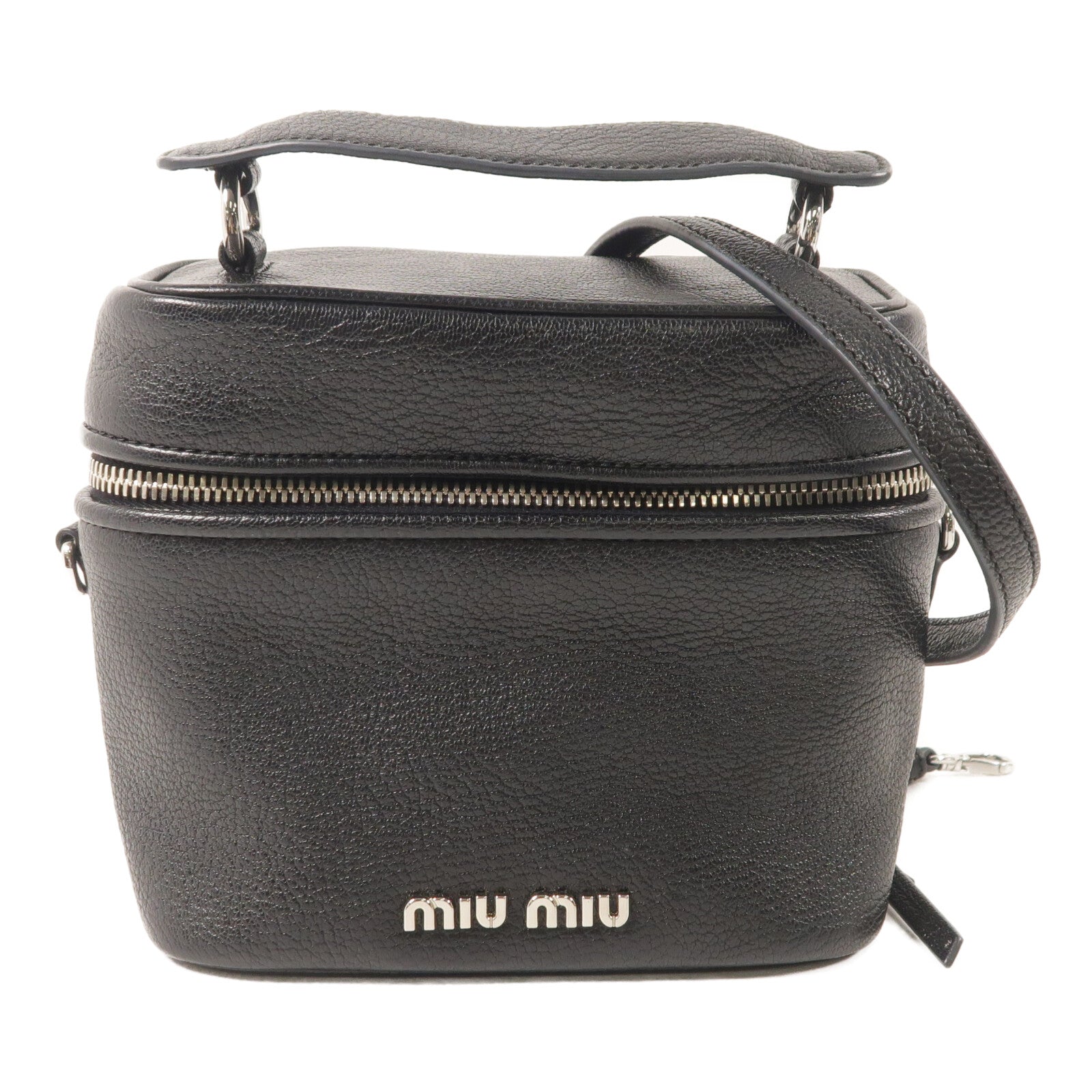 Miu Miu 牛皮皮革Vanity Bag手挽肩背兩用袋