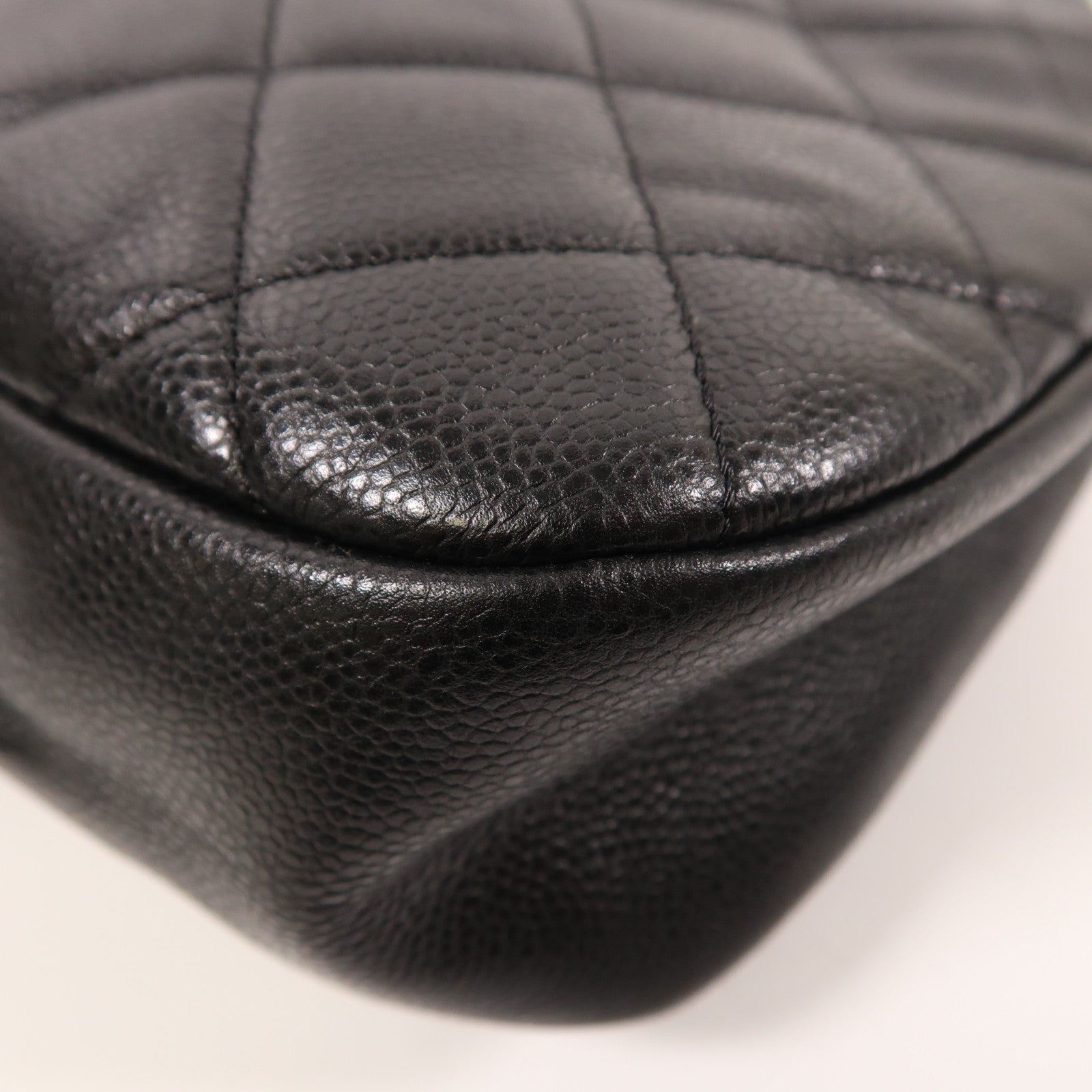 CHANEL 牛皮皮革Shoulder Tote金扣肩背袋/手挽袋