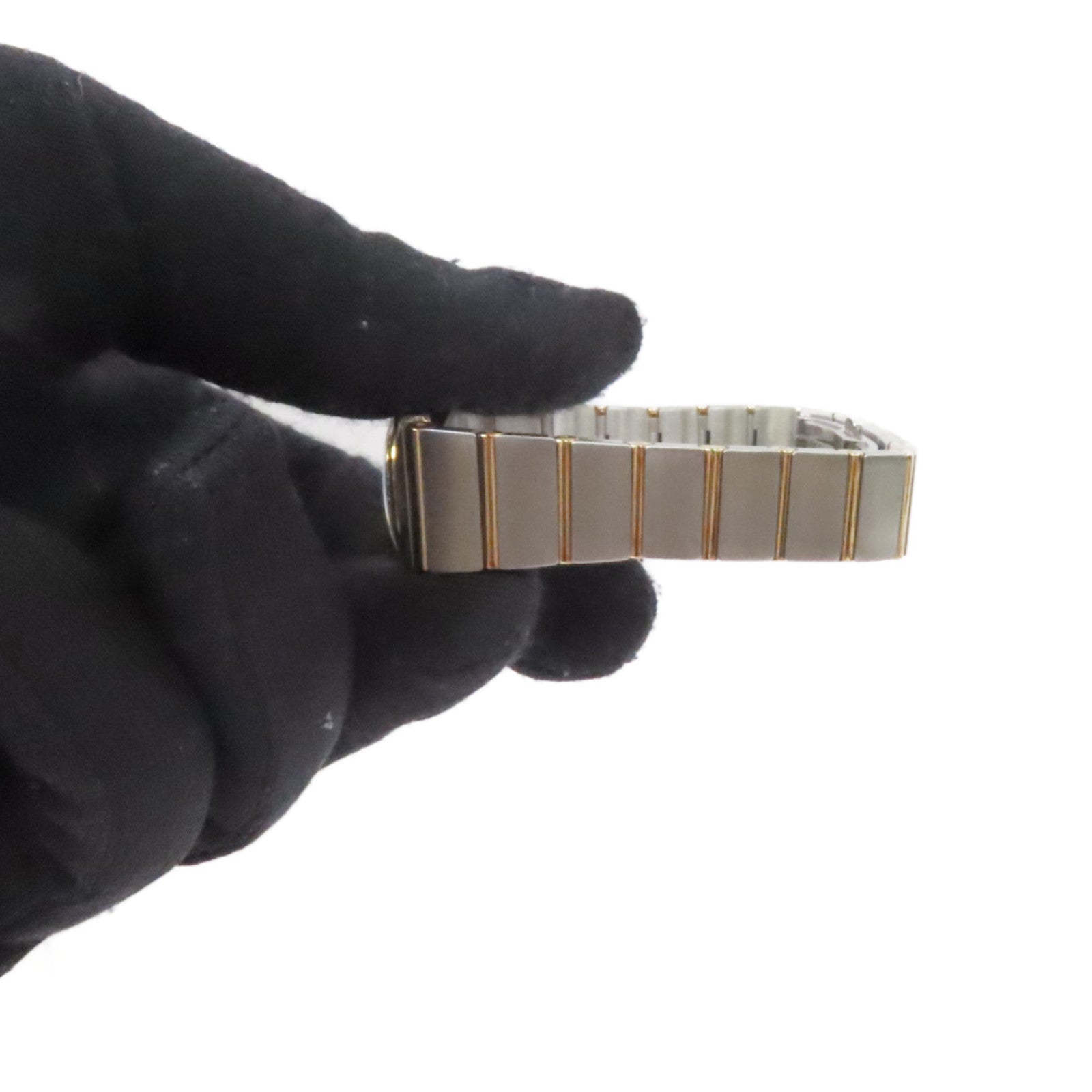 OMEGA Constellation 24mm Watch/18K黃金/不鏽鋼/鑽石自動機芯手錶白色/金色