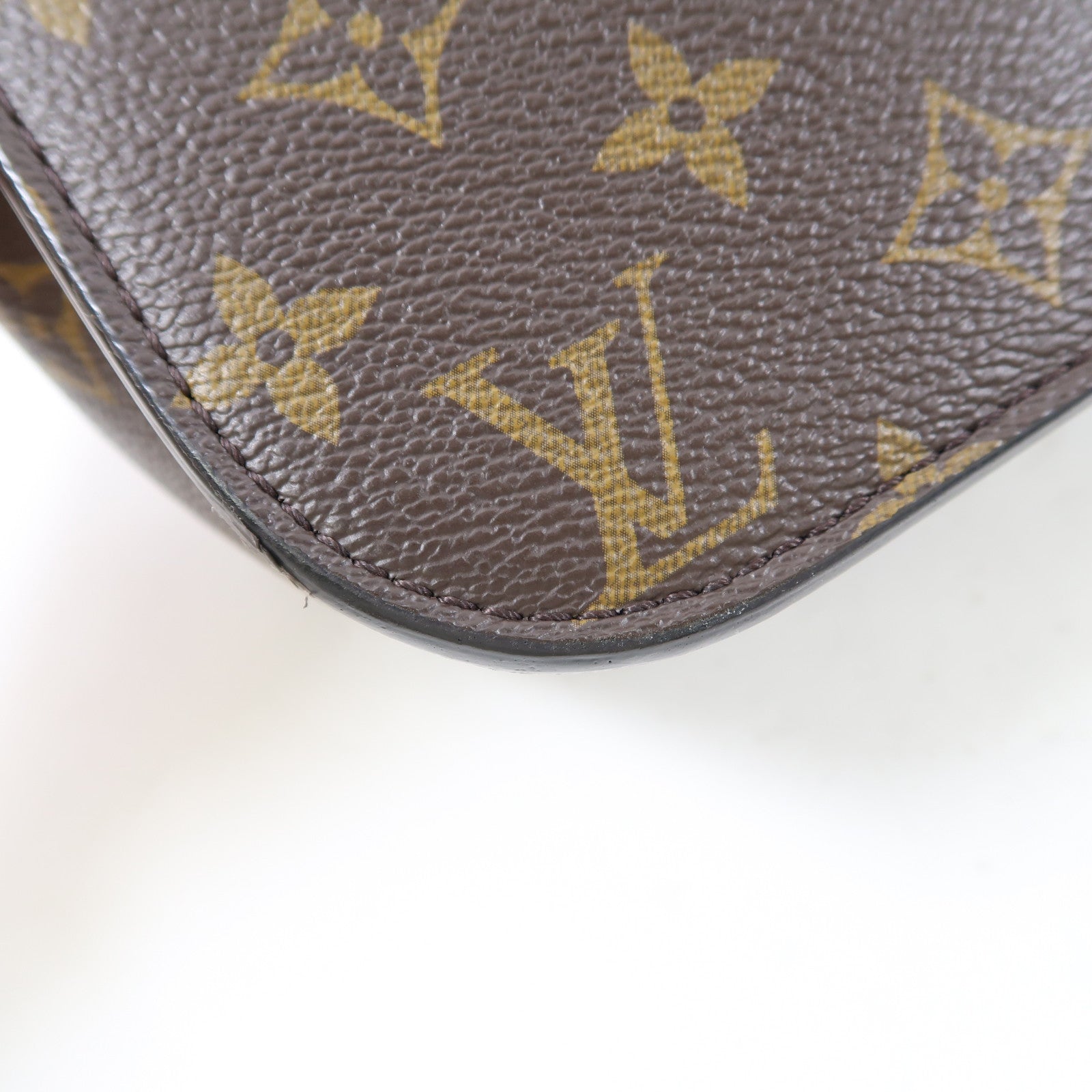 LOUIS VUITTON Monogram Passy金扣肩背袋棕色