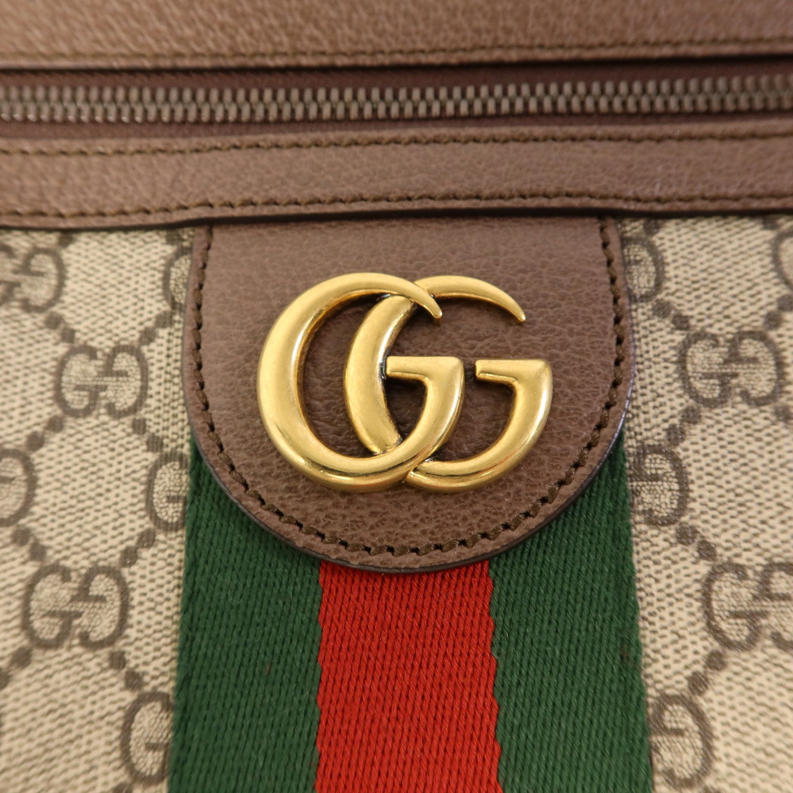 GUCCI 塗層帆布Ophidia GG Supreme Messenger Bag金扣肩背袋