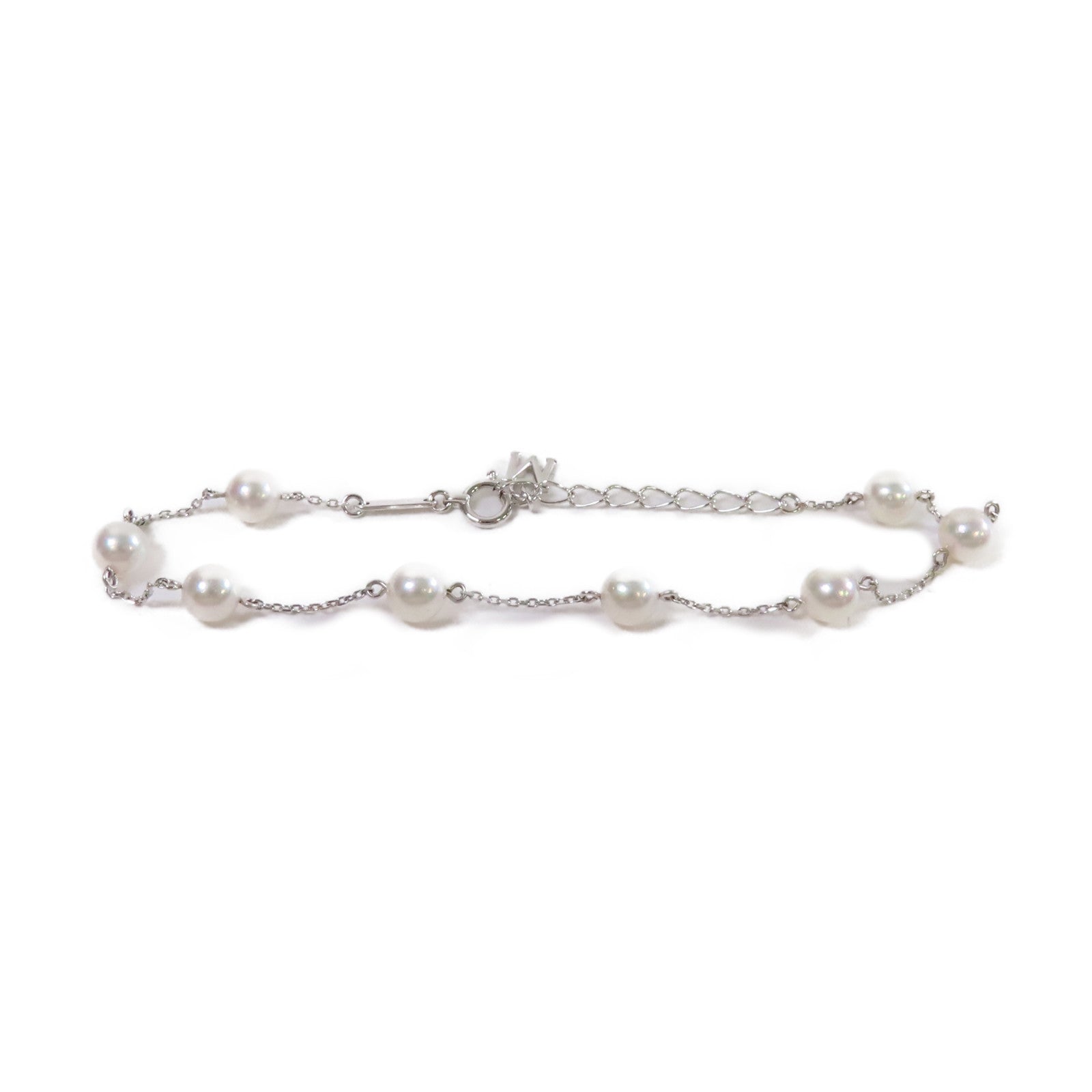 MIKIMOTO 18K白金/珍珠Pearl Bracelet手鏈