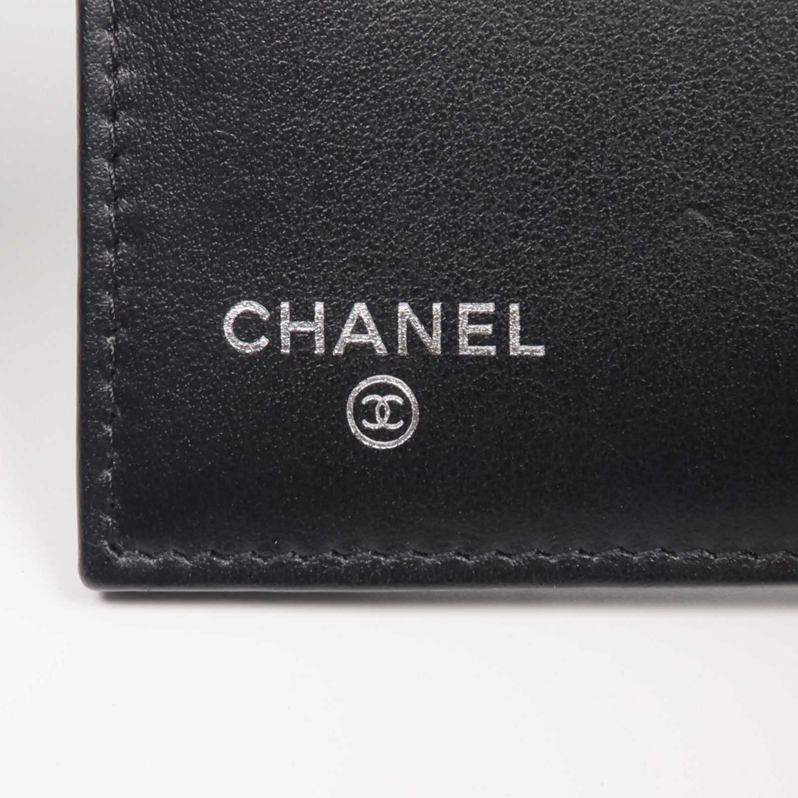 CHANEL 牛皮皮革Chanel 19 Wallet銀扣長錢包