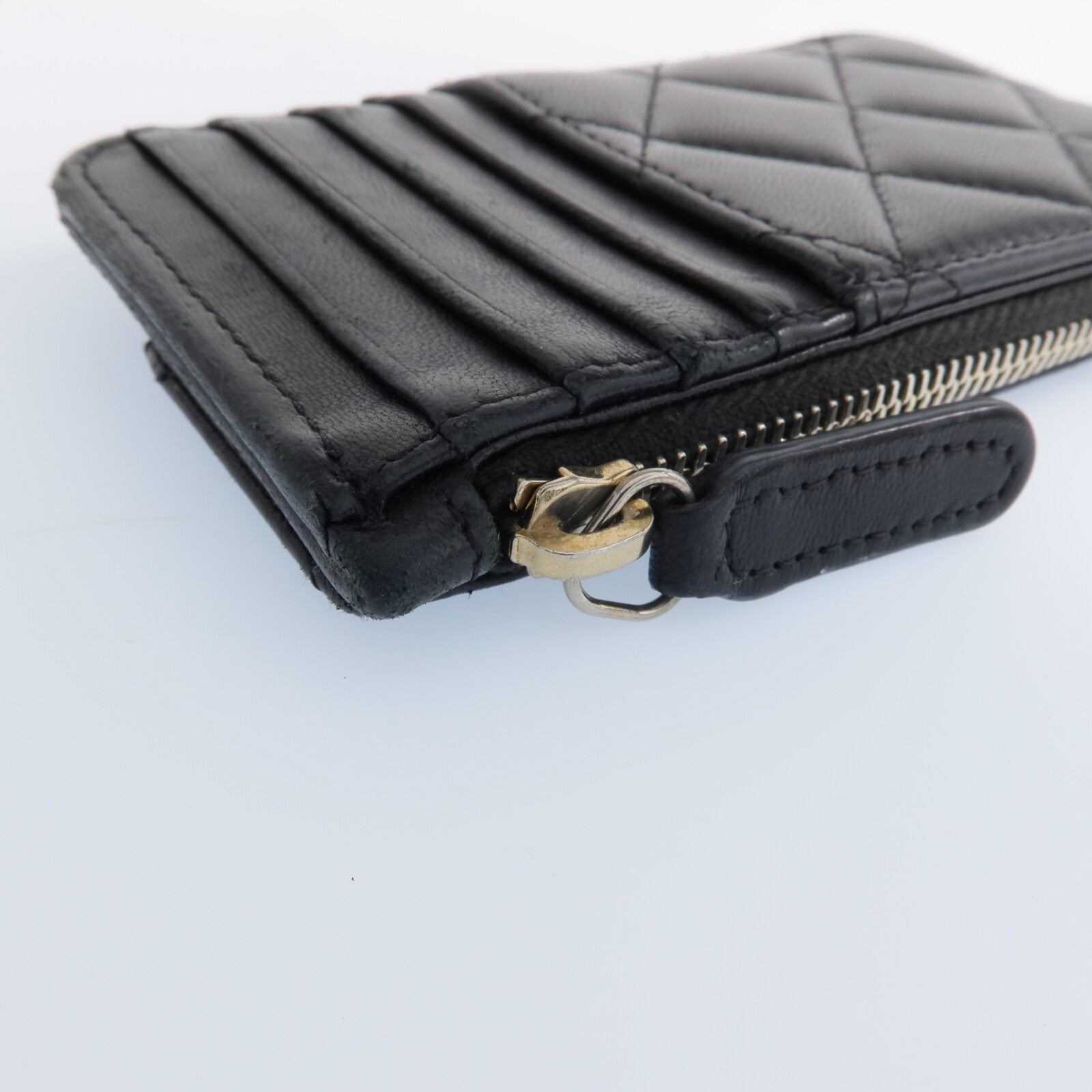 CHANEL 羊皮皮革Card Case金扣卡片套