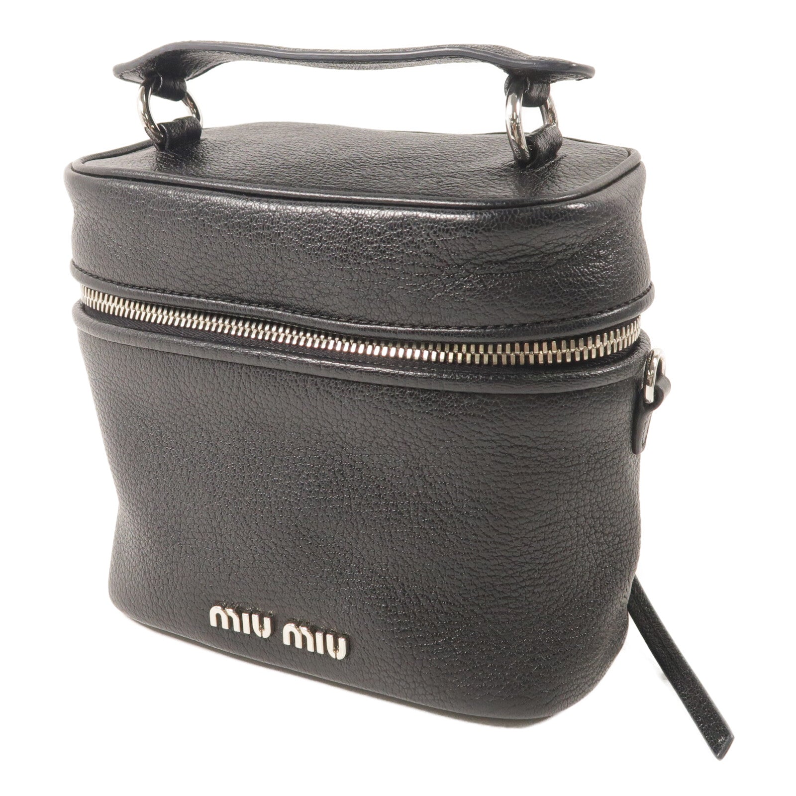 Miu Miu 牛皮皮革Vanity Bag手挽肩背兩用袋