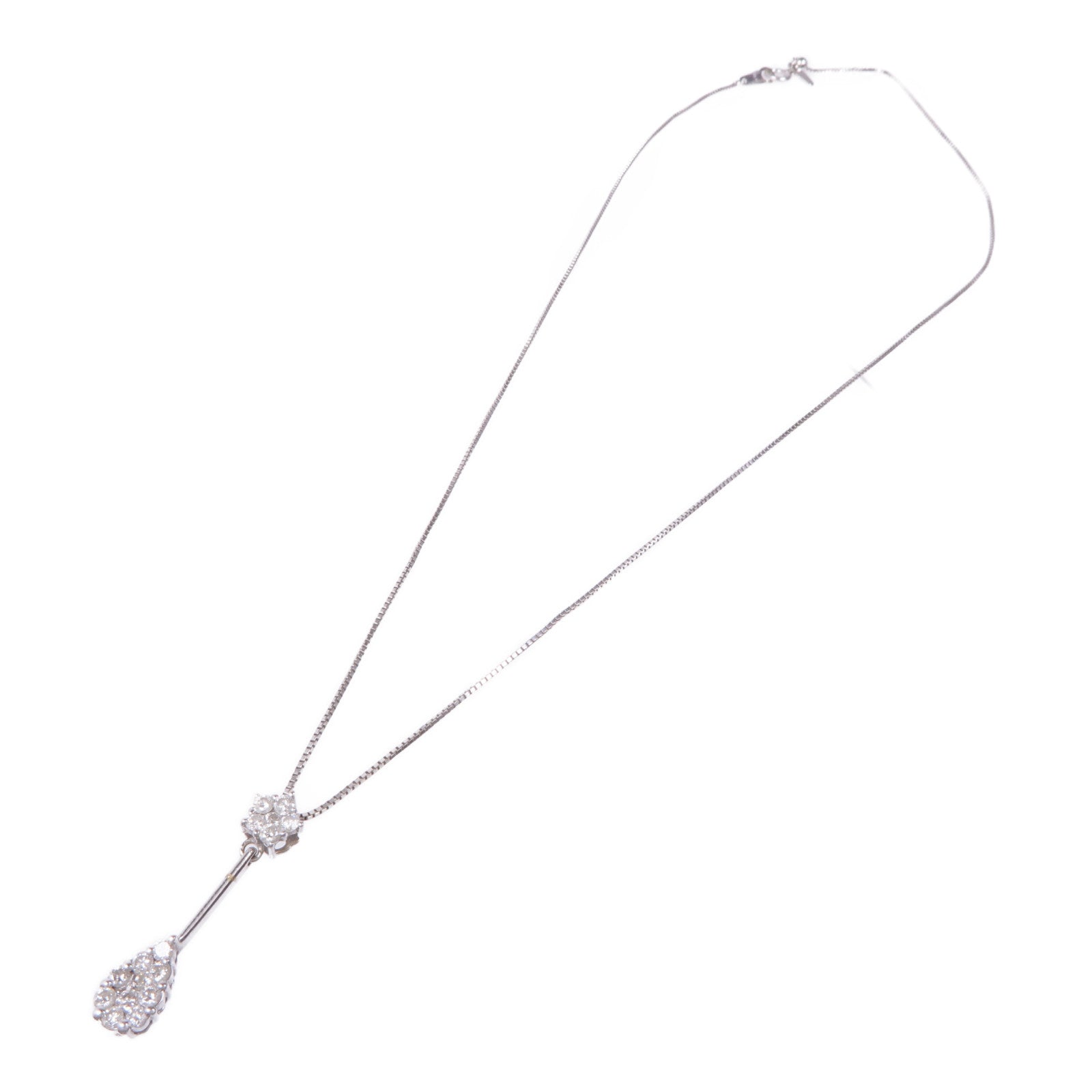 JEWELRY Diamond Necklace 18K White Gold