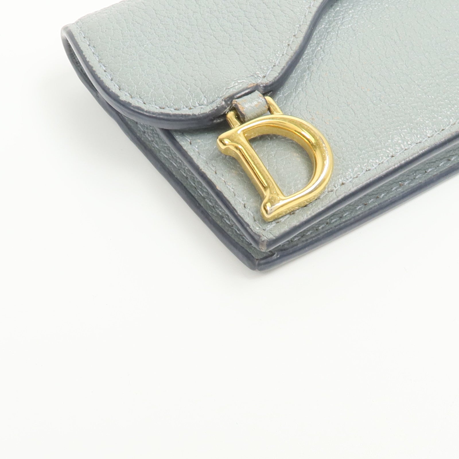 Dior 羊皮皮革Saddle Bloom Card Holder卡片套