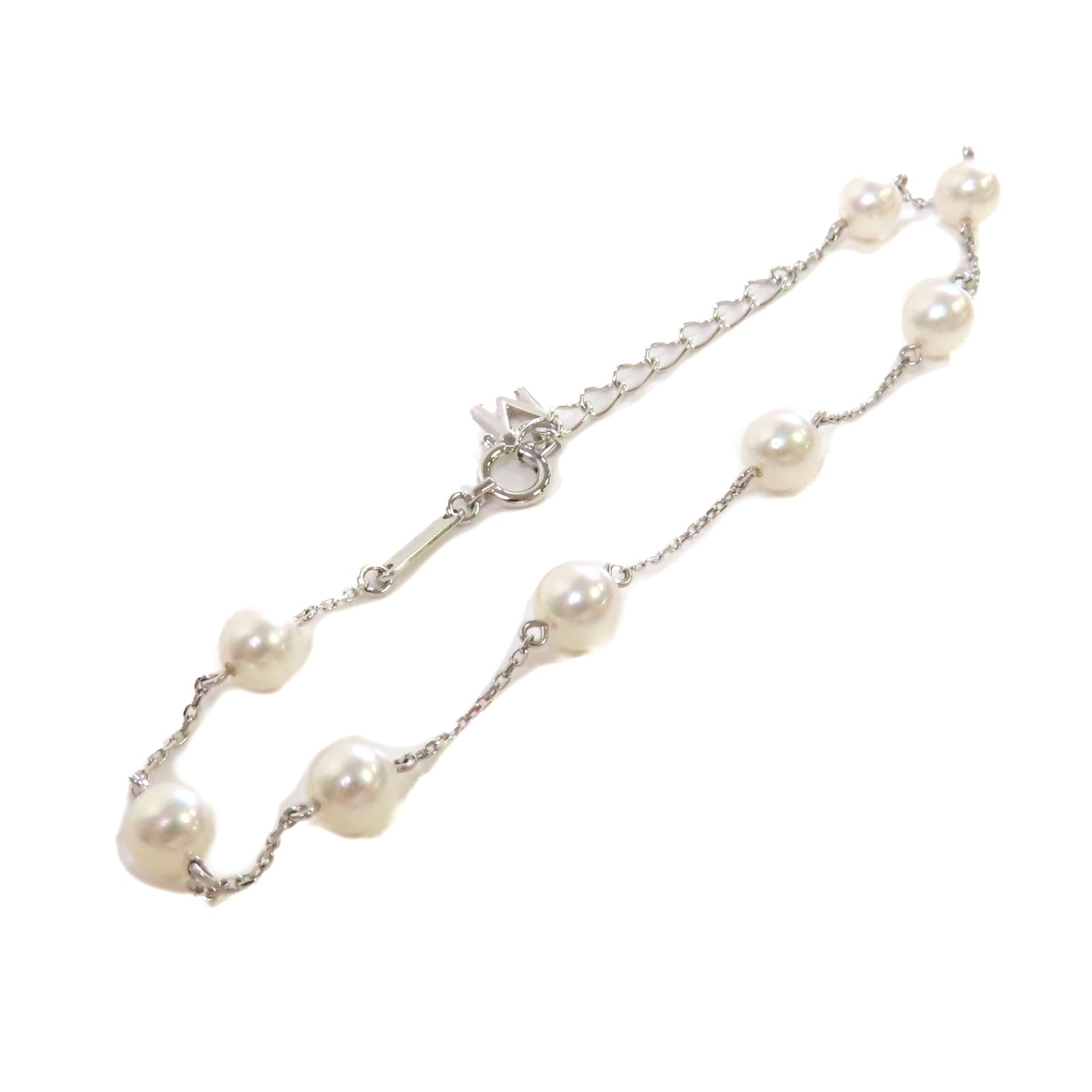 MIKIMOTO 18K白金/珍珠Pearl Bracelet手鏈