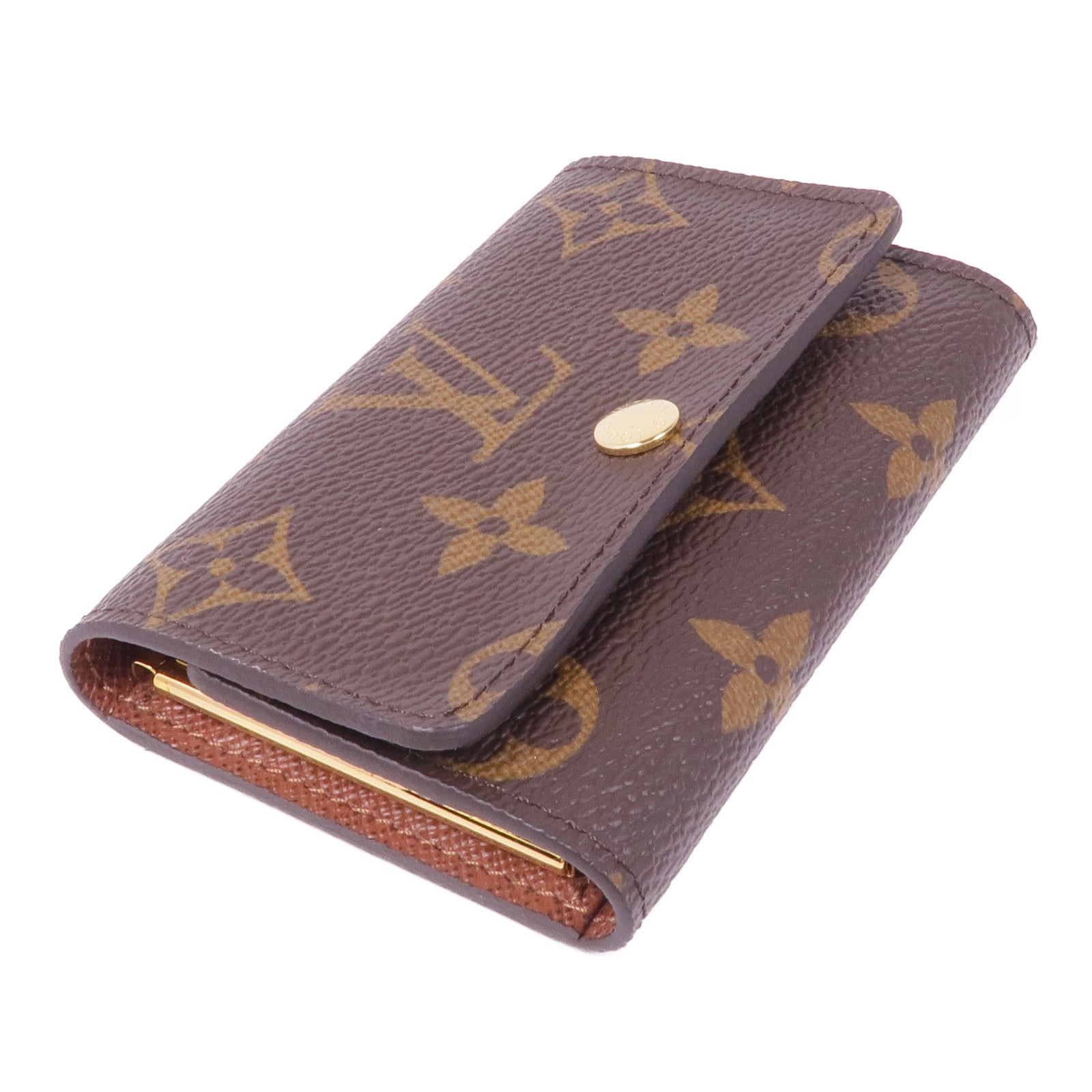 LOUIS VUITTON Monogram 6 Key Holder金扣鎖匙扣