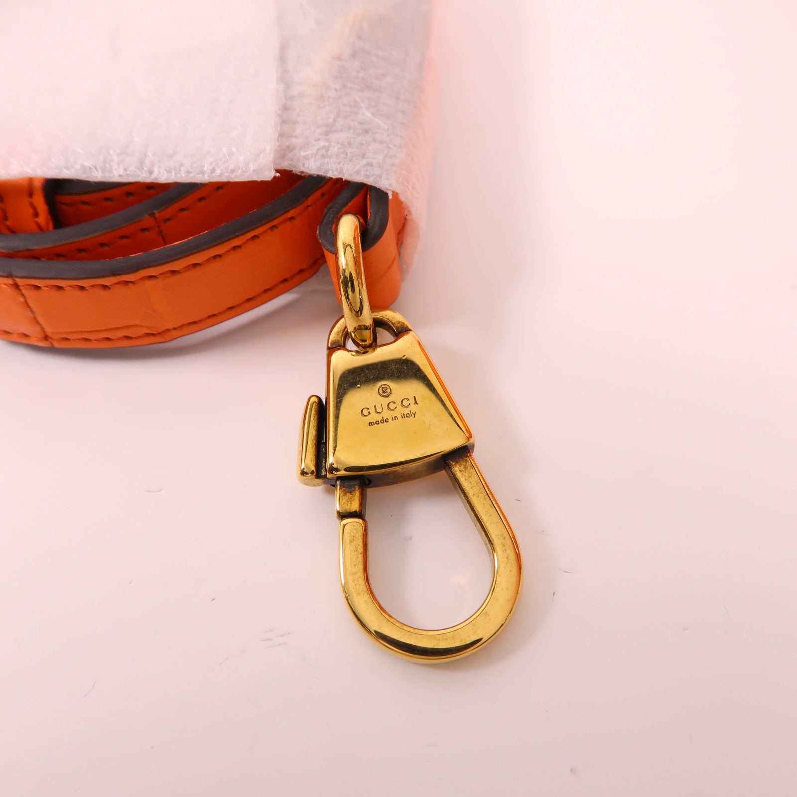 GUCCI 牛皮皮革Diana金扣手挽肩背兩用袋