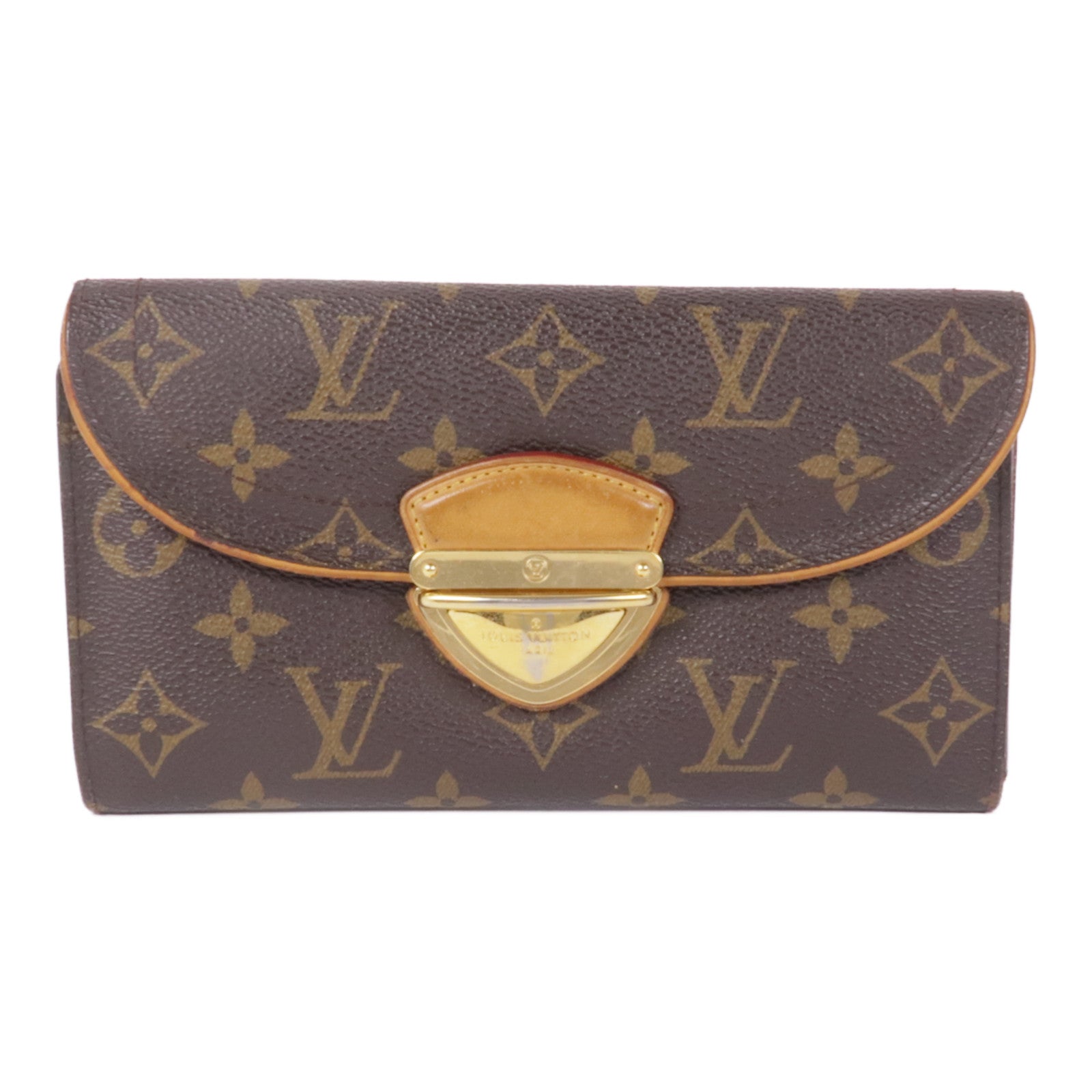 LOUIS VUITTON Monogram Long Wallet金扣長錢包