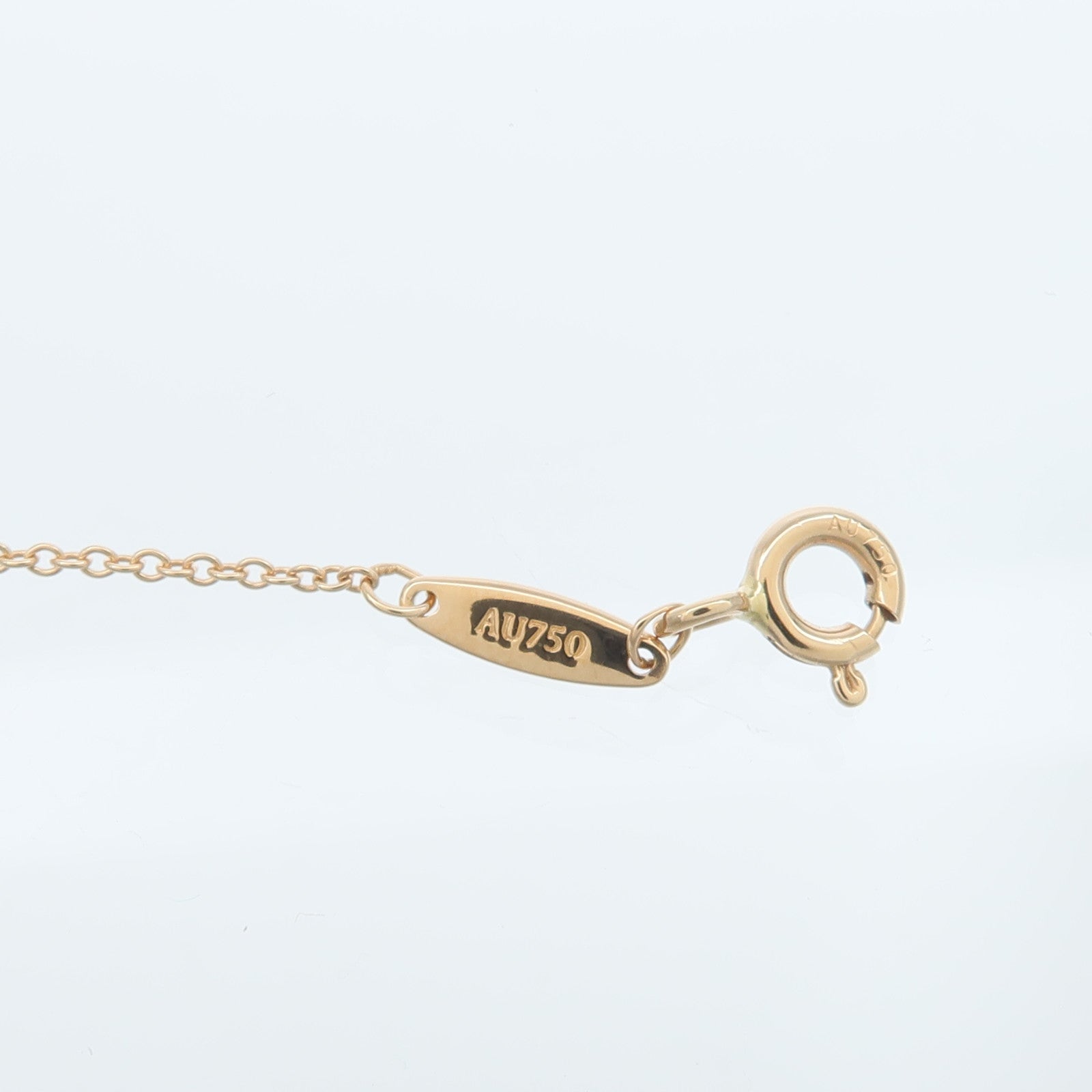 TIFFANY＆CO 18K玫瑰金Diamonds by the Yard鑽石項鍊
