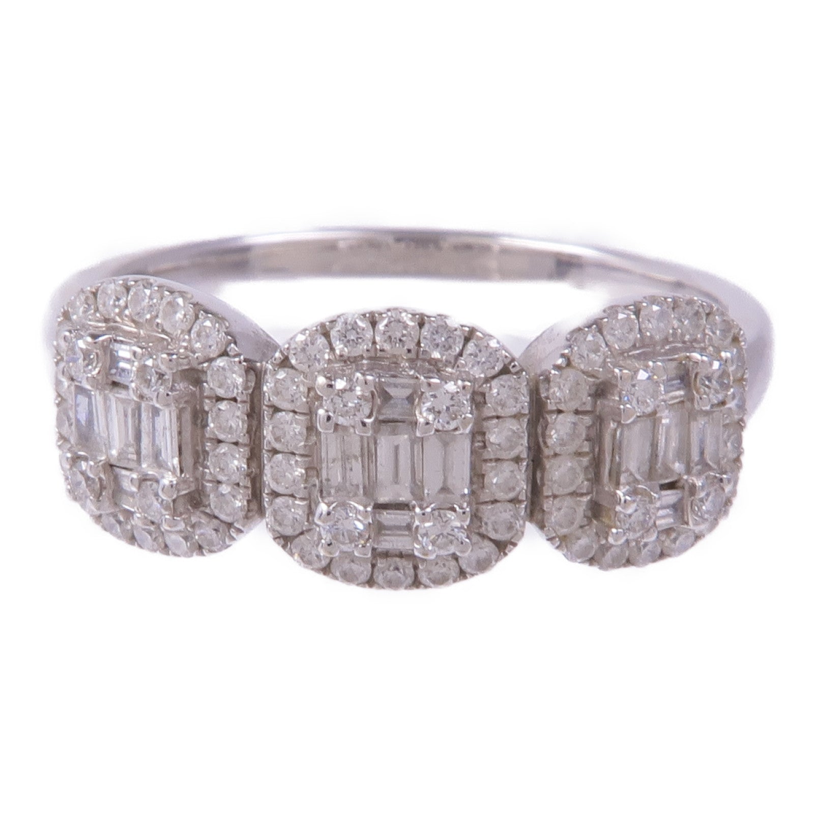 JEWELRY 【激減優惠】18K白金Diamond Ring鑽石戒指US#9.25