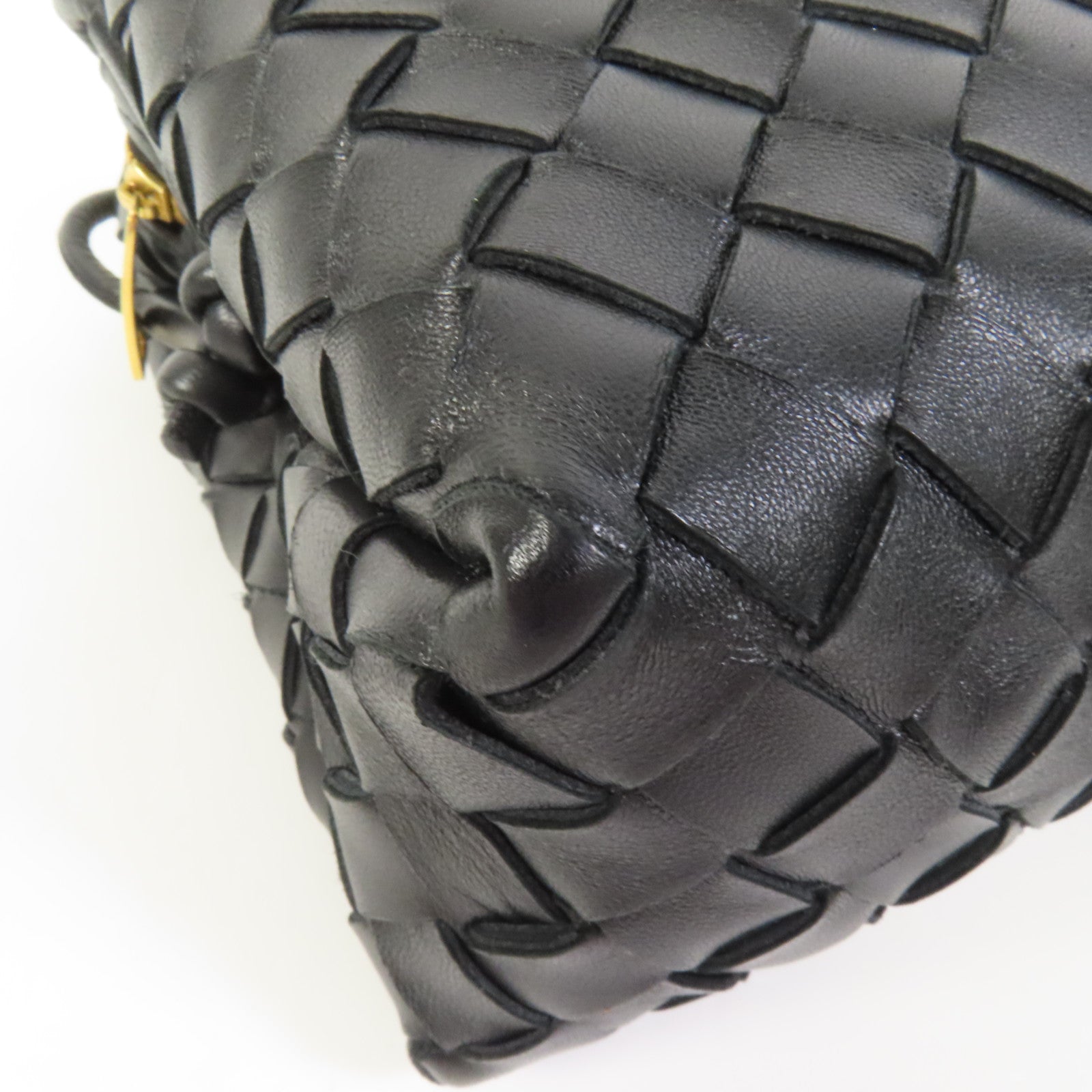 BOTTEGA VENETA 牛皮皮革Shoulder Bag金扣肩背袋