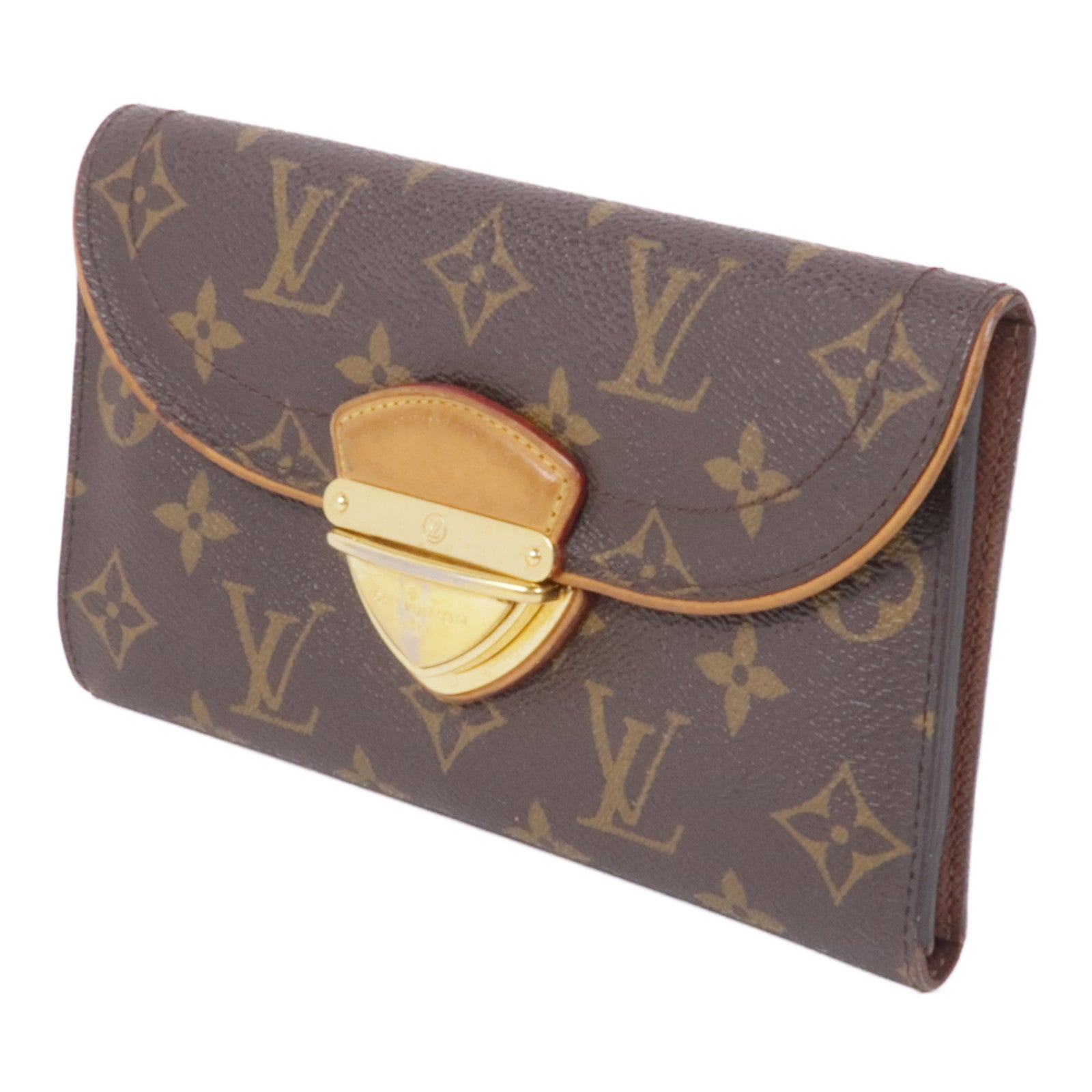 LOUIS VUITTON Monogram Long Wallet金扣長錢包