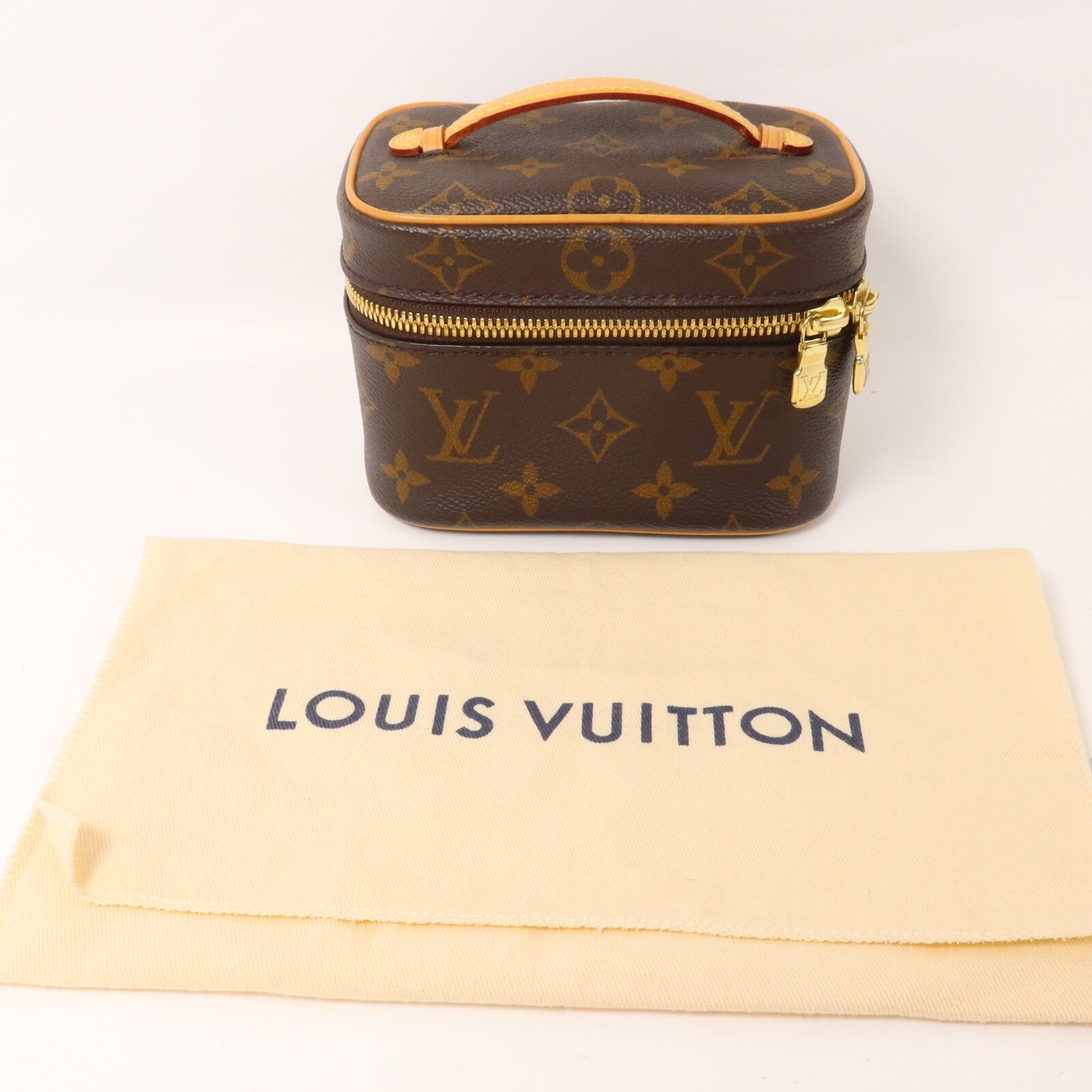 LOUIS VUITTON Monogram Nice Nano化妝袋