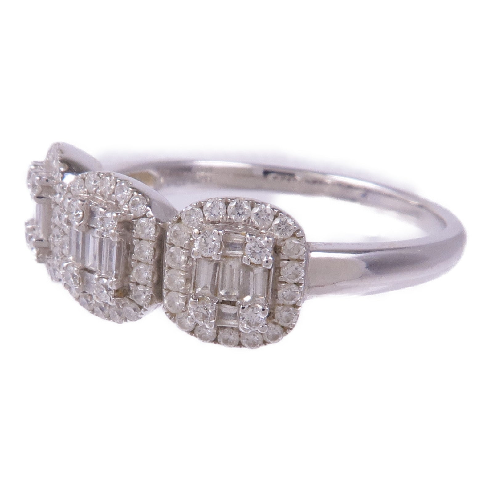 JEWELRY 【激減優惠】18K白金Diamond Ring鑽石戒指US#9.25
