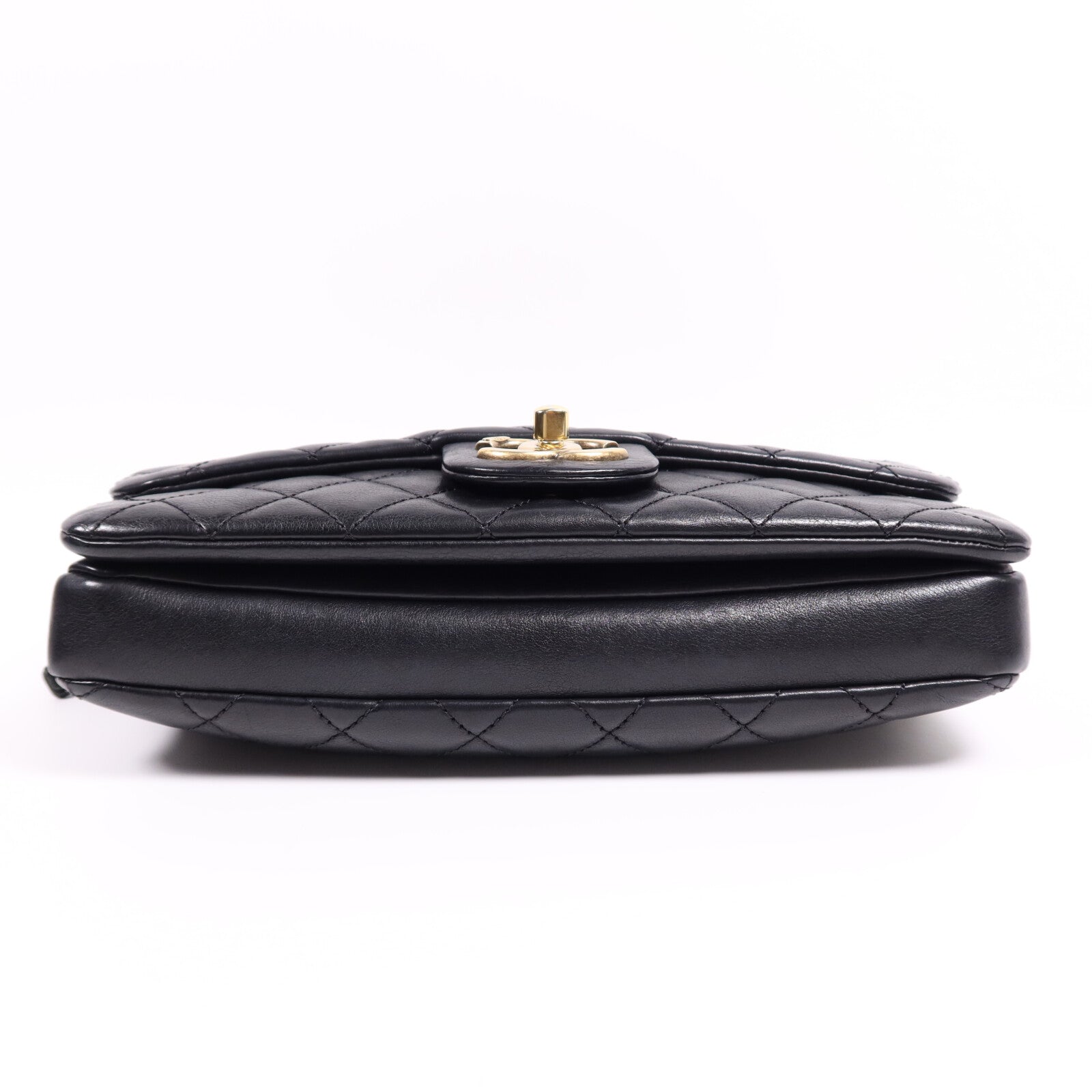 CHANEL 牛皮皮革Chain Shoulder Bag金扣鏈帶肩背袋