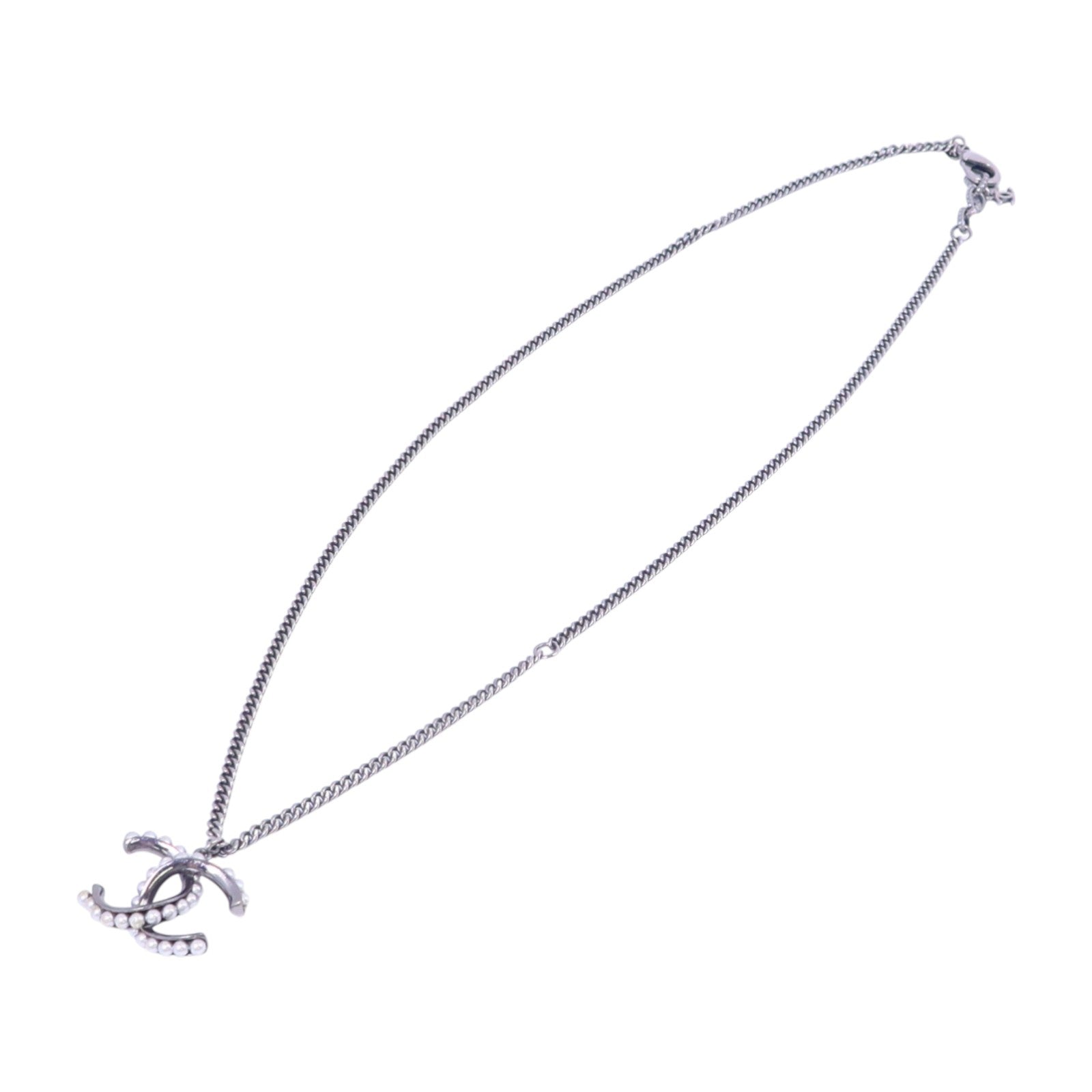 CHANEL 金屬/仿珍珠Necklace項鏈