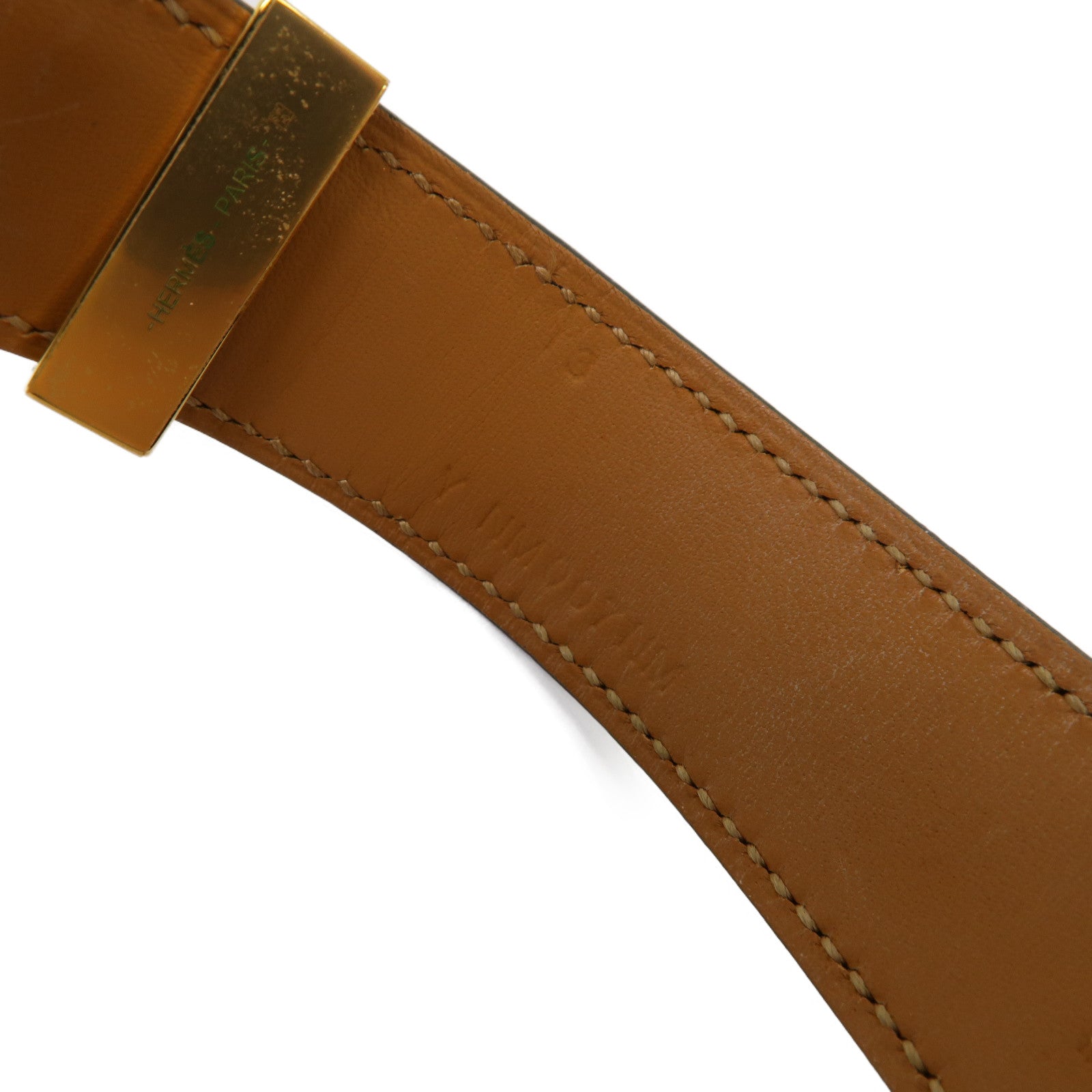 HERMES 【激減優惠】Epsom皮革/金屬CDC 24 Bracelet手鏈黒色/金色