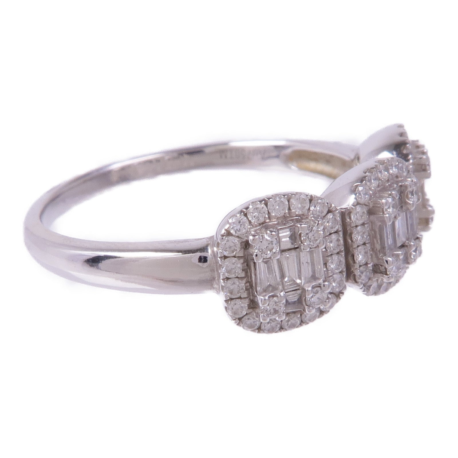 JEWELRY 【激減優惠】18K白金Diamond Ring鑽石戒指US#9.25