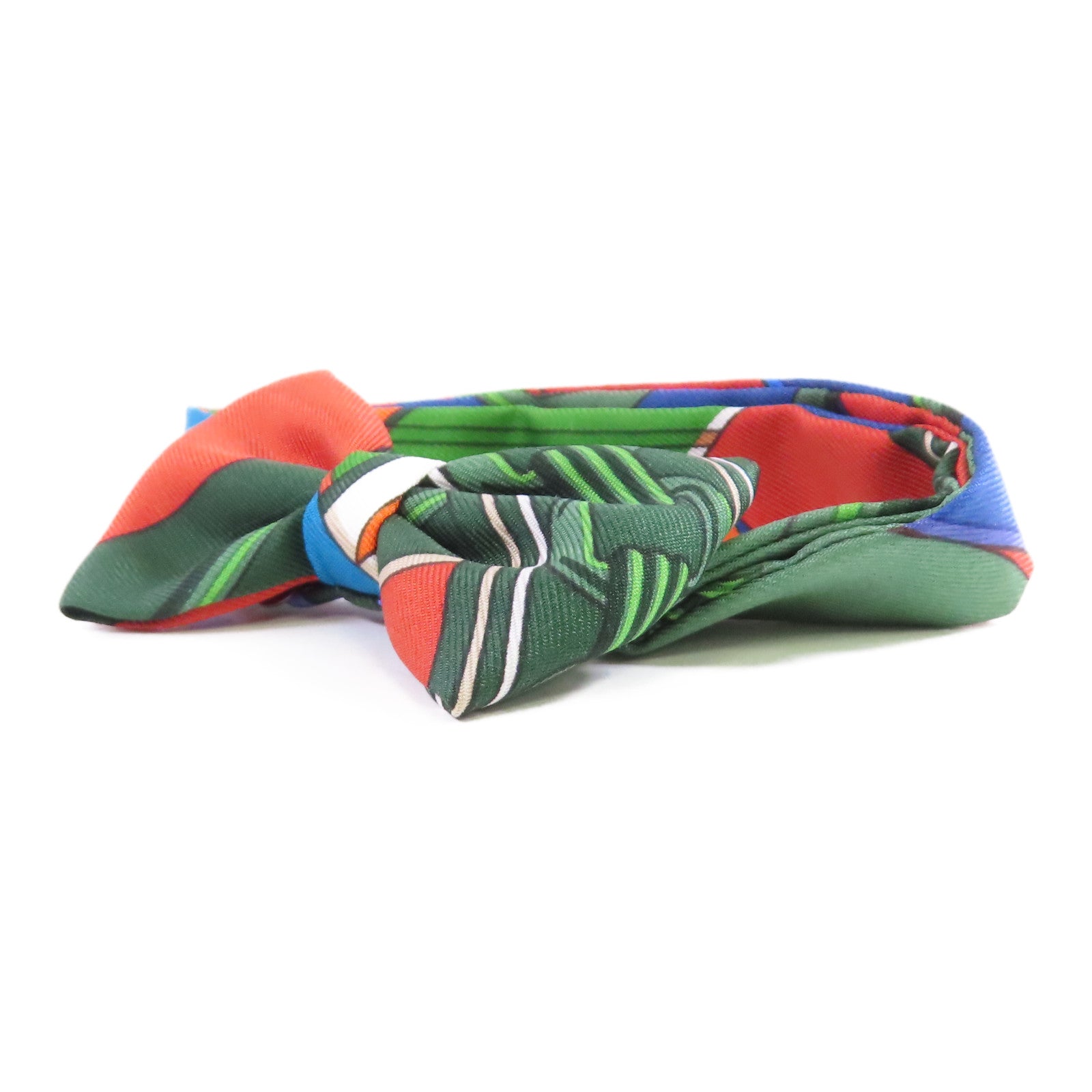 HERMES 【激減優惠】絲質Bow Tie銀扣蝴蝶領結