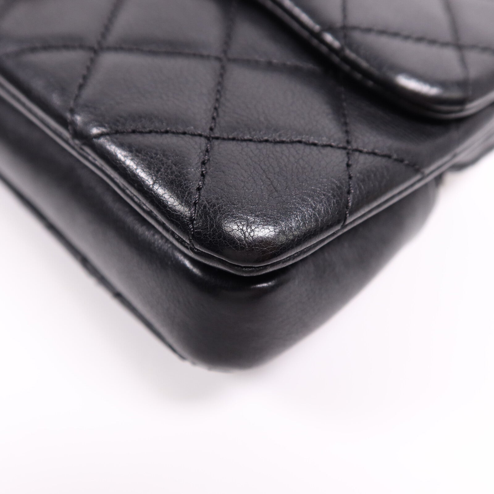 CHANEL 牛皮皮革Chain Shoulder Bag金扣鏈帶肩背袋