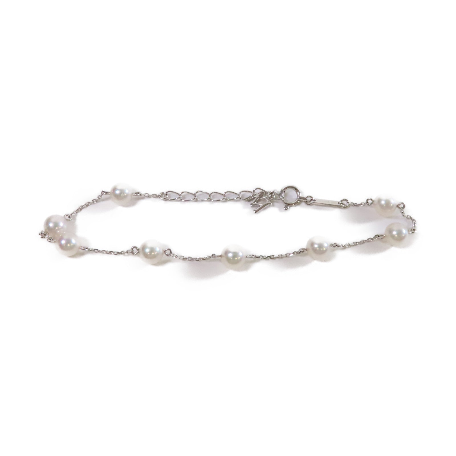 MIKIMOTO 18K白金/珍珠Pearl Bracelet手鏈
