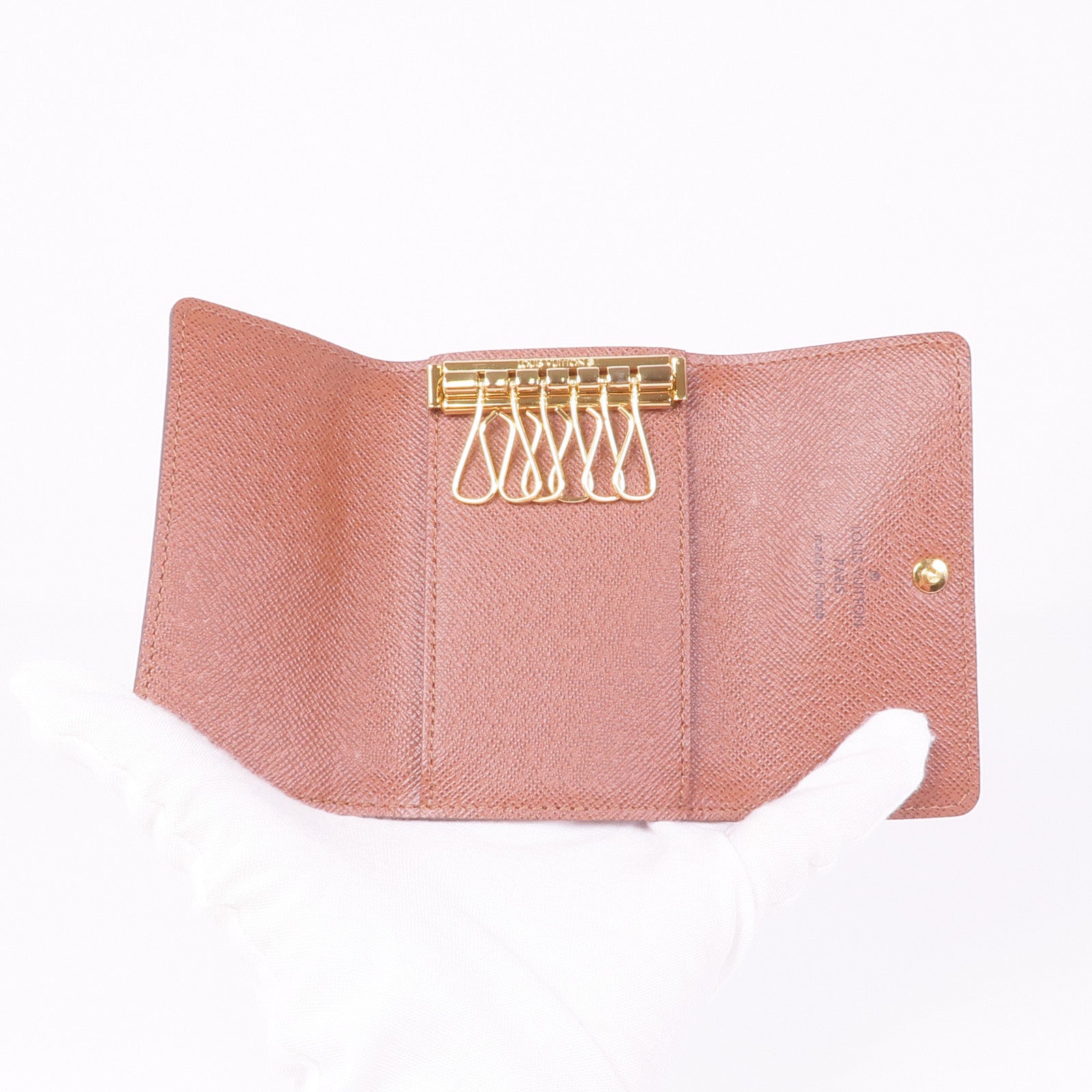 LOUIS VUITTON Monogram 6 Key Holder金扣鎖匙扣
