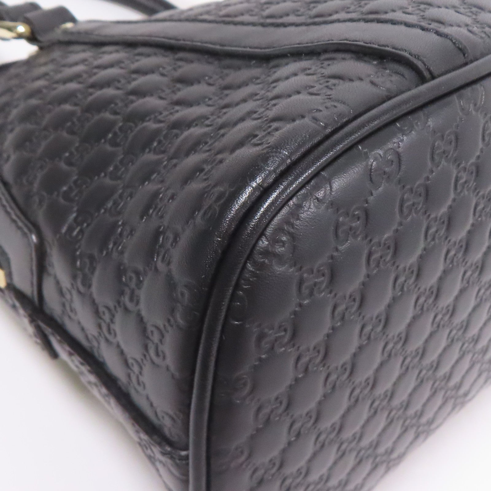 GUCCI 【激減優惠】牛皮皮革Mini Dome金扣手挽肩背兩用袋